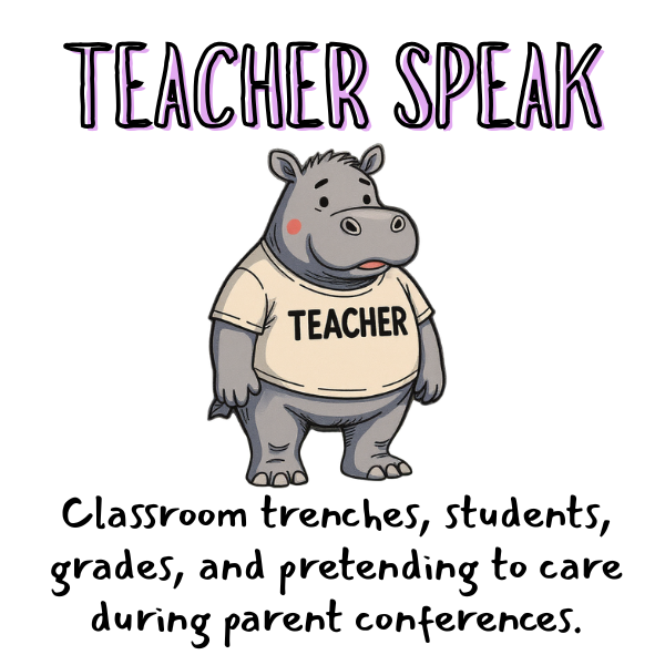 TEACHER SPEAK