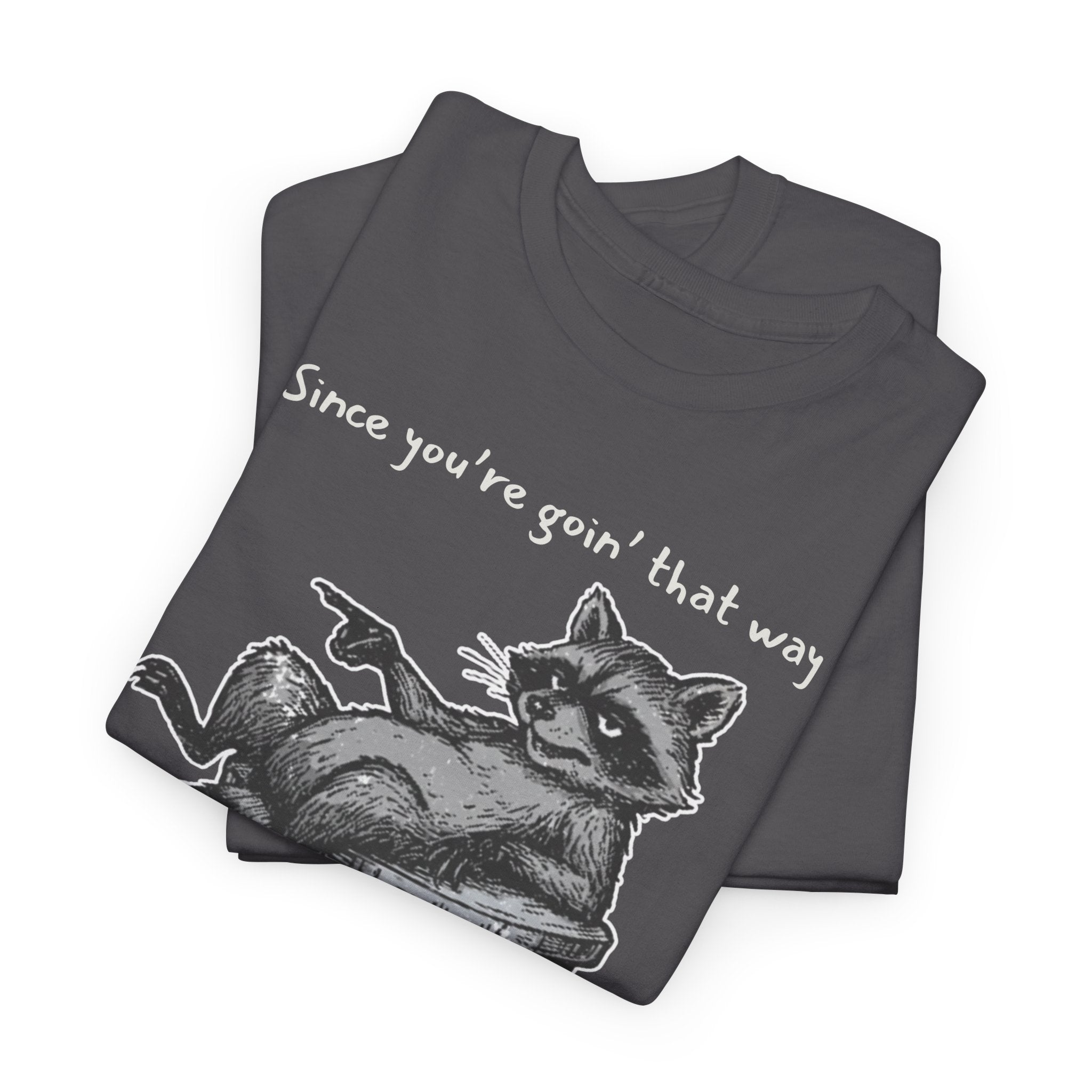 Funny Raccoon T-Shirt – Weekend Mistakes POV Garbage Can Humor – Custom Year