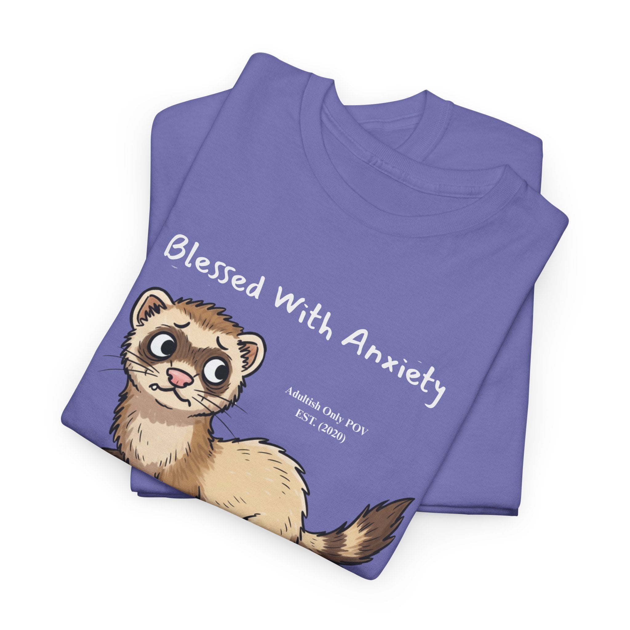 Funny Ferret Anxiety Shirt – Custom name year - Sketchy Ethics Gift Tee
