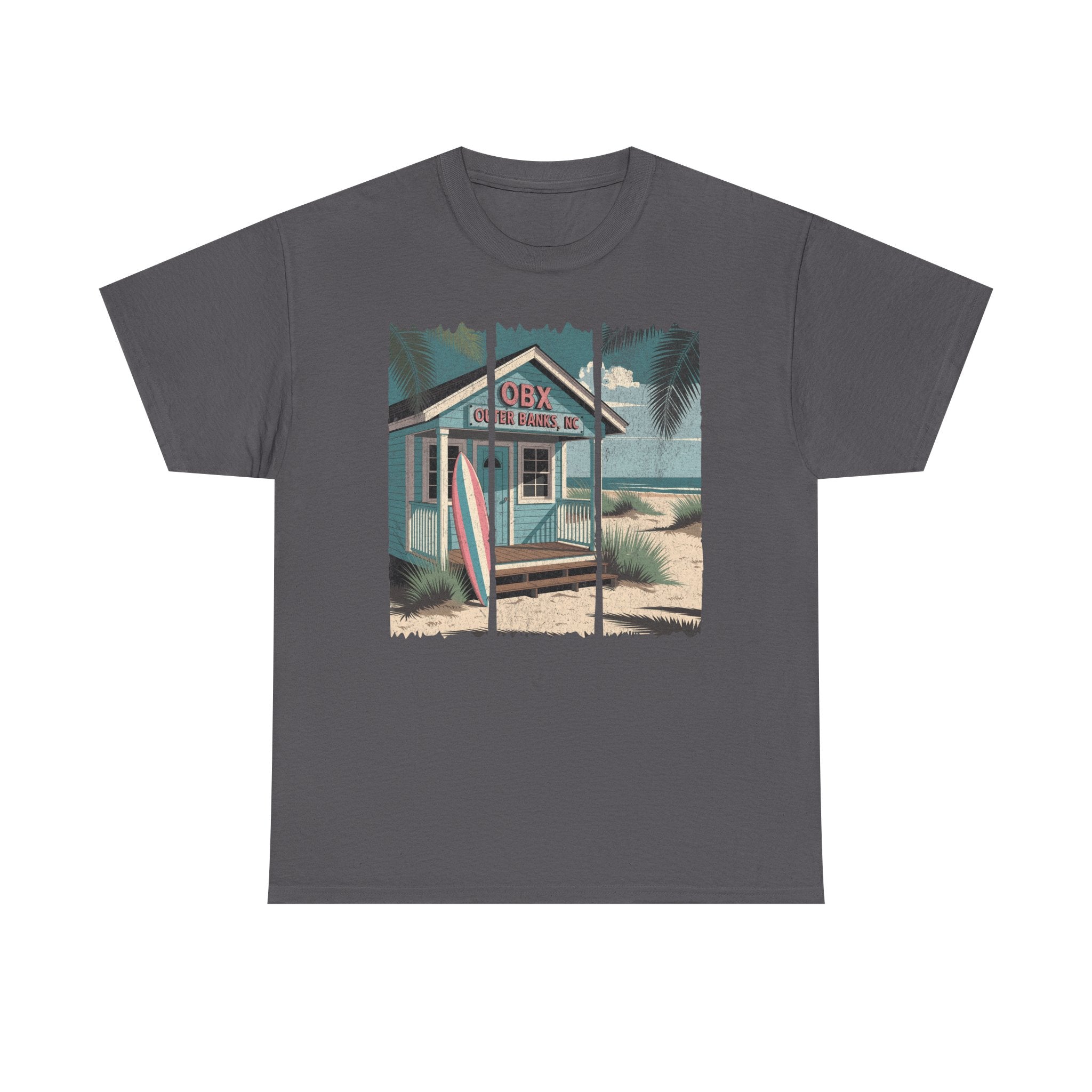 Retro Beach Vibes Unisex Tee - Perfect for Summer, Surf Lovers, Casual Outings, Beach Days, or Travel Adventures