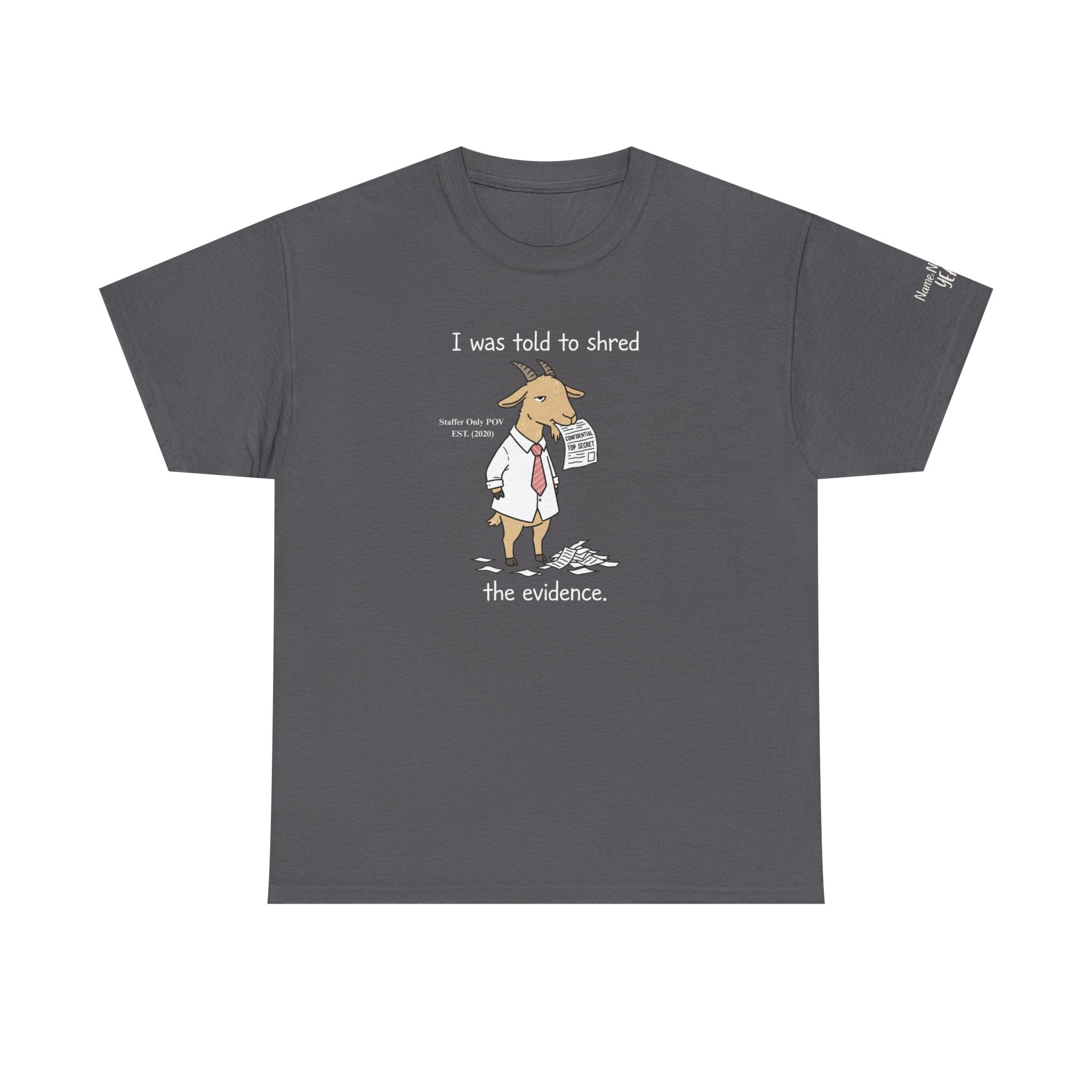 Funny Goat Office Shirt – Custom Sarcastic Work Gift Tee
