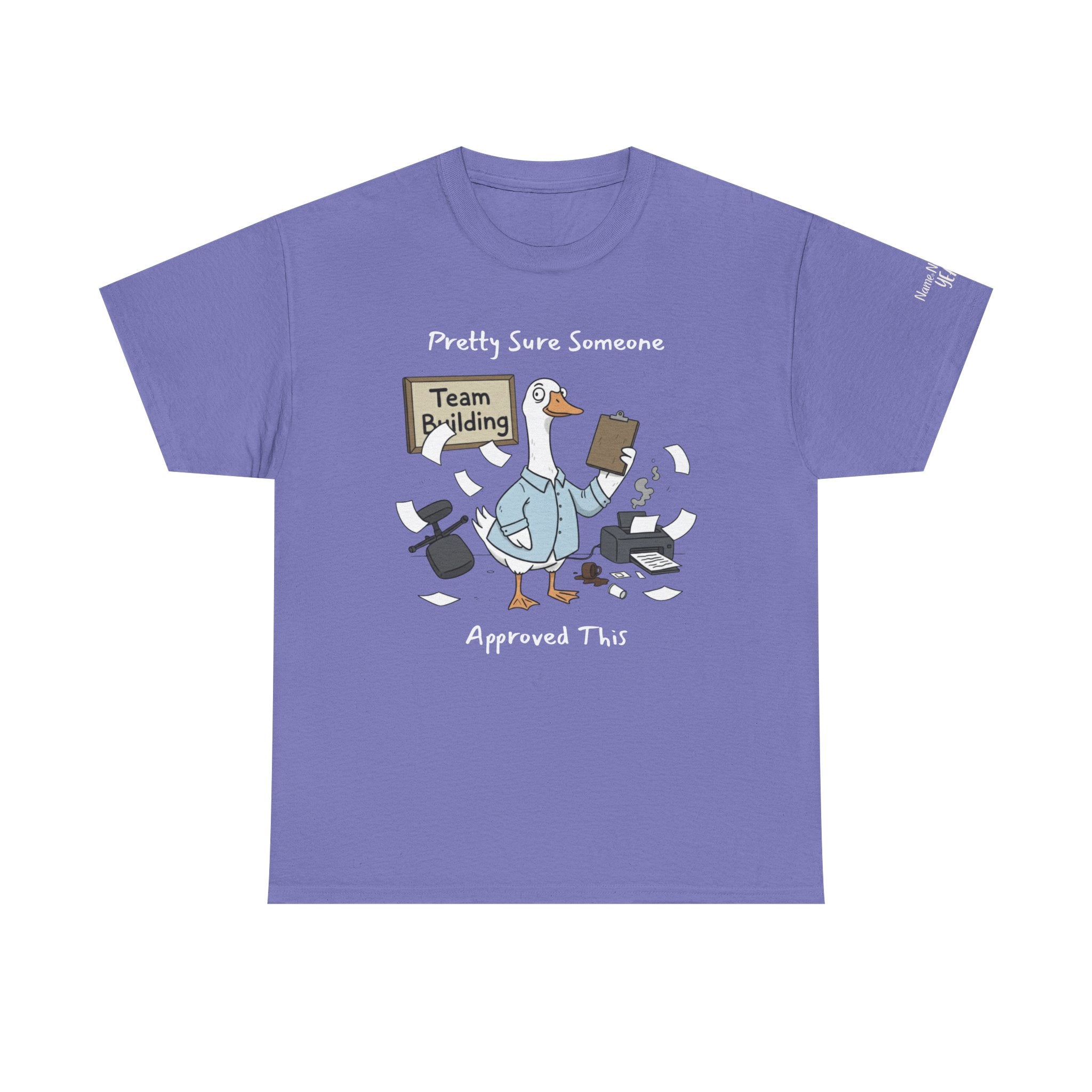 Funny Team Building Shirt – Sarcastic Office Silly Goose T-Shirt Custom Sleeve