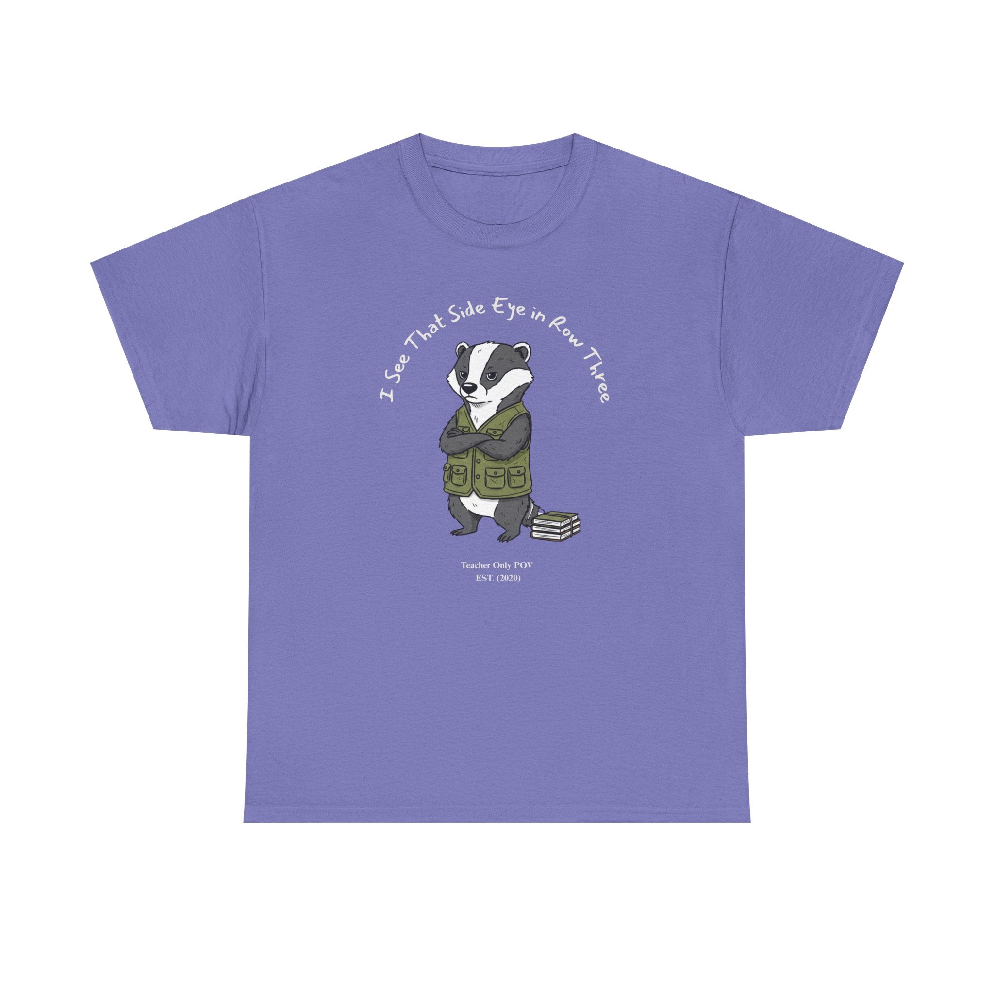 Funny Badger Teacher | Professional POV Collection | Classroom Humor | Custom Year Tee
