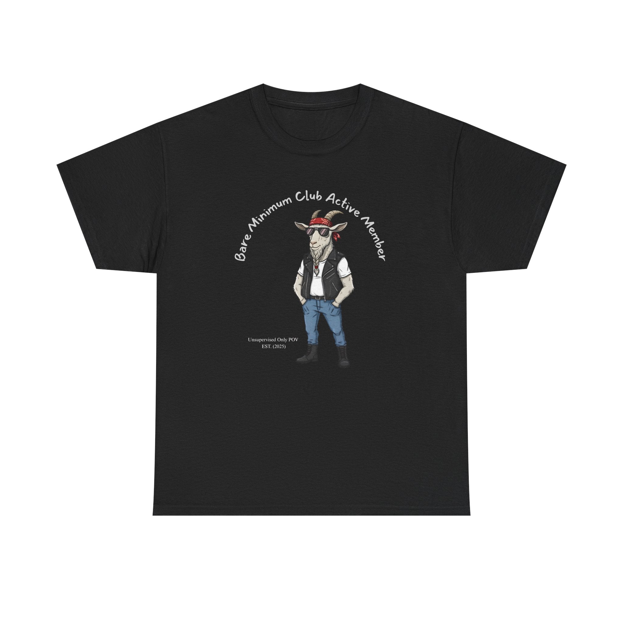 Bare Minimum Club Tee | Custom Funny Sarcastic Unsupervised POV Gift