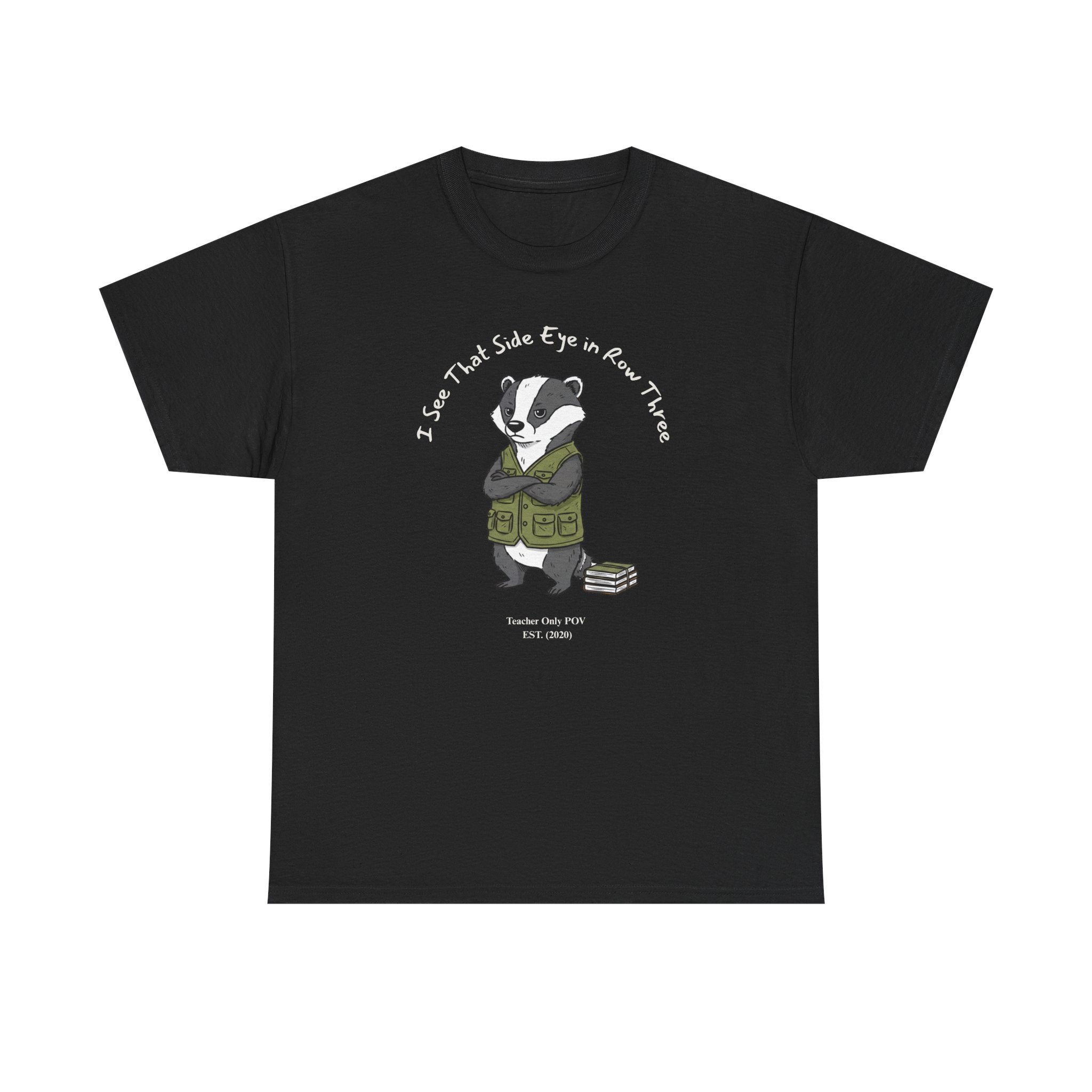 Funny Badger Teacher | Professional POV Collection | Classroom Humor | Custom Year Tee