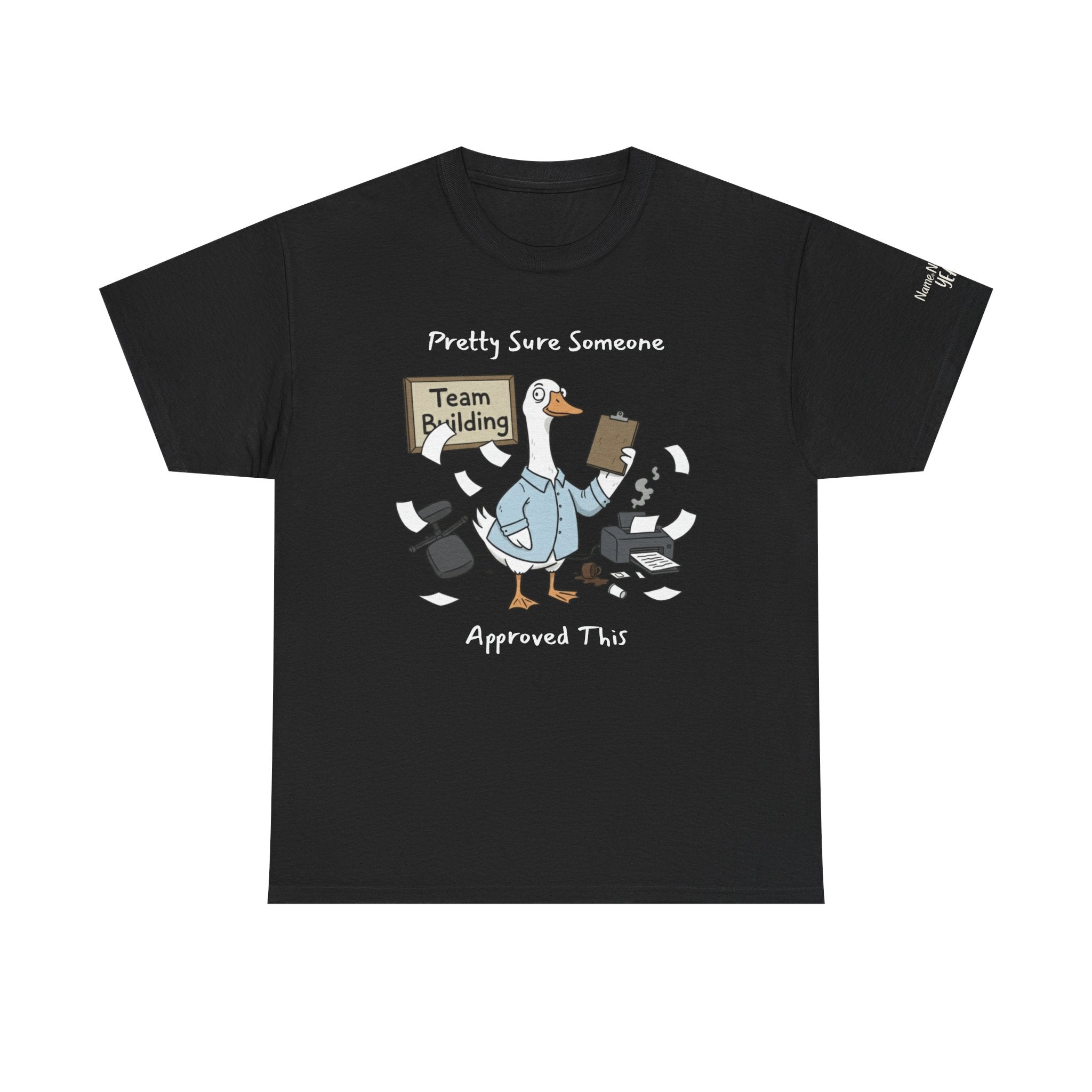 Funny Team Building Shirt – Sarcastic Office Silly Goose T-Shirt Custom Sleeve