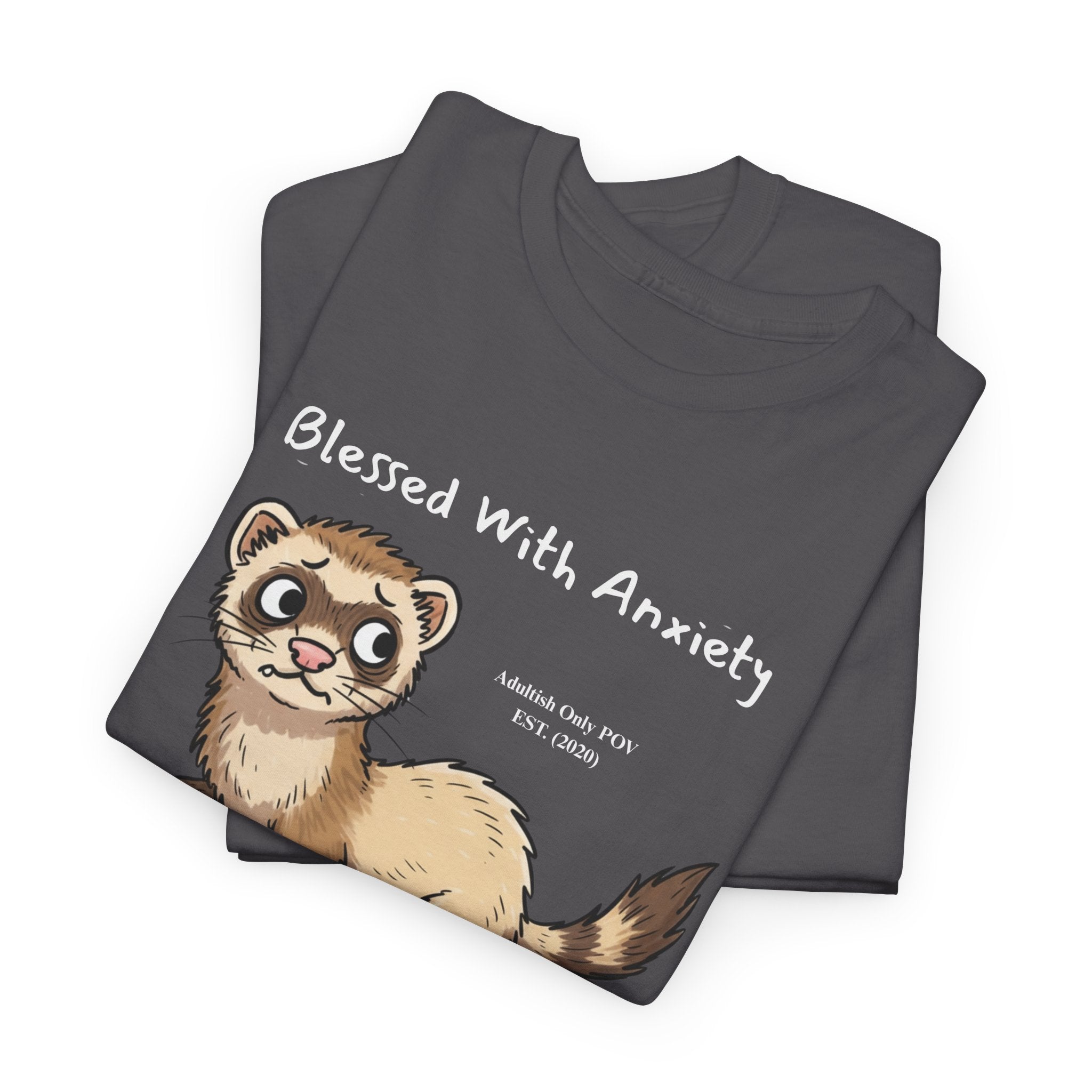 Funny Ferret Anxiety Shirt – Custom name year - Sketchy Ethics Gift Tee