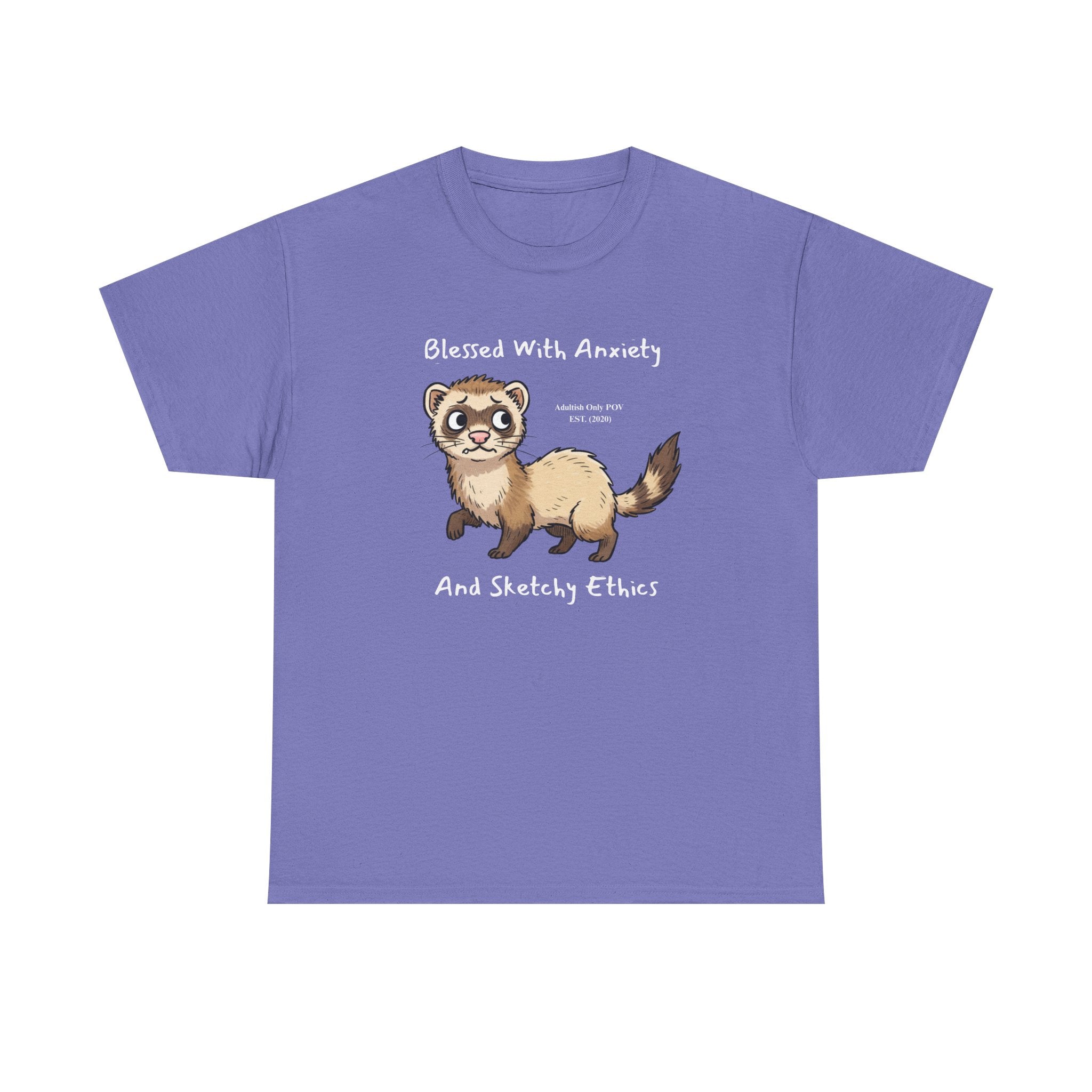 Funny Ferret Anxiety Shirt – Custom name year - Sketchy Ethics Gift Tee