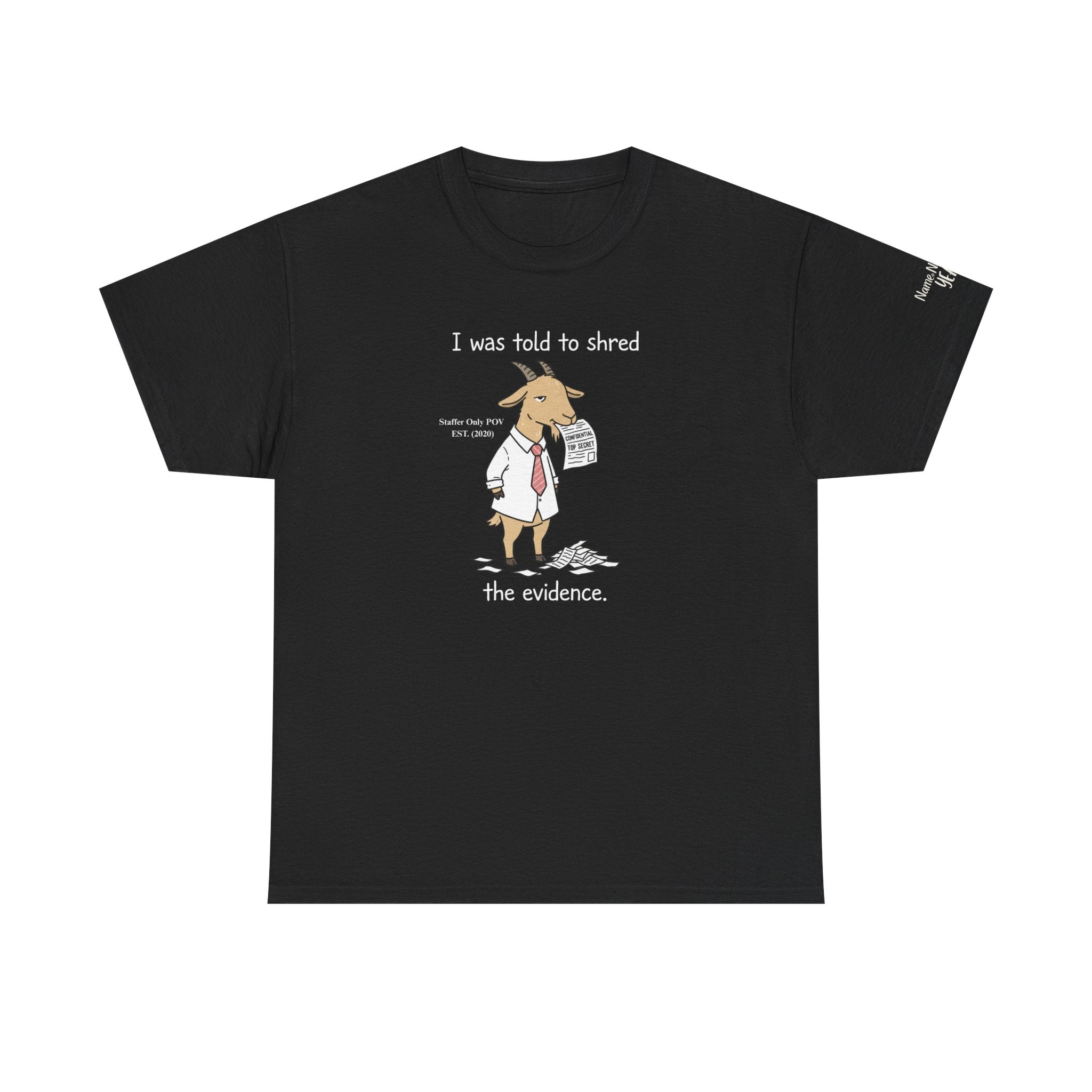 Funny Goat Office Shirt – Custom Sarcastic Work Gift Tee
