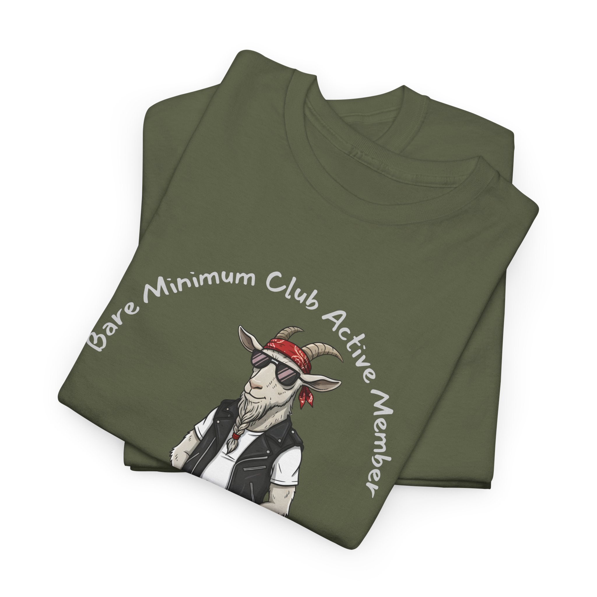 Bare Minimum Club Tee | Custom Funny Sarcastic Unsupervised POV Gift
