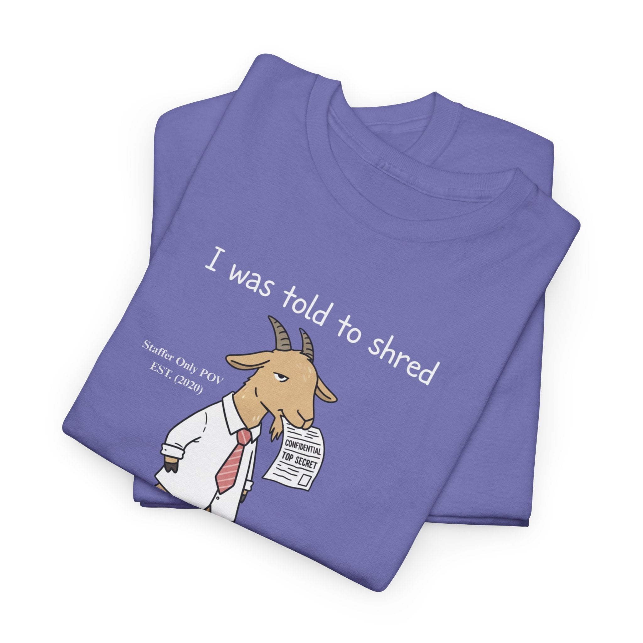 Funny Goat Office Shirt – Custom Sarcastic Work Gift Tee