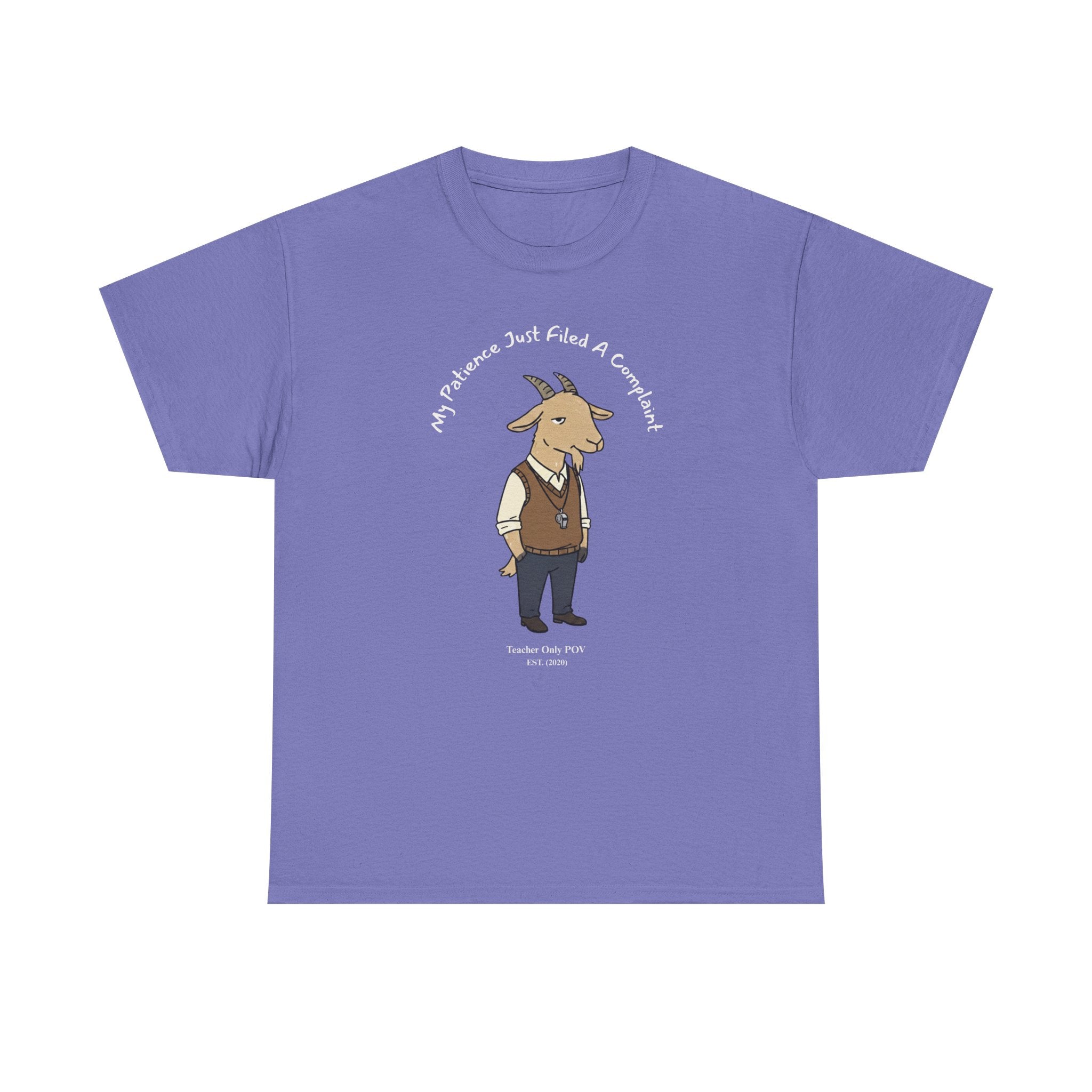 Funny Goat Teacher | Professional POV Collection | Sarcastic Educator Gift | Custom Year Tee
