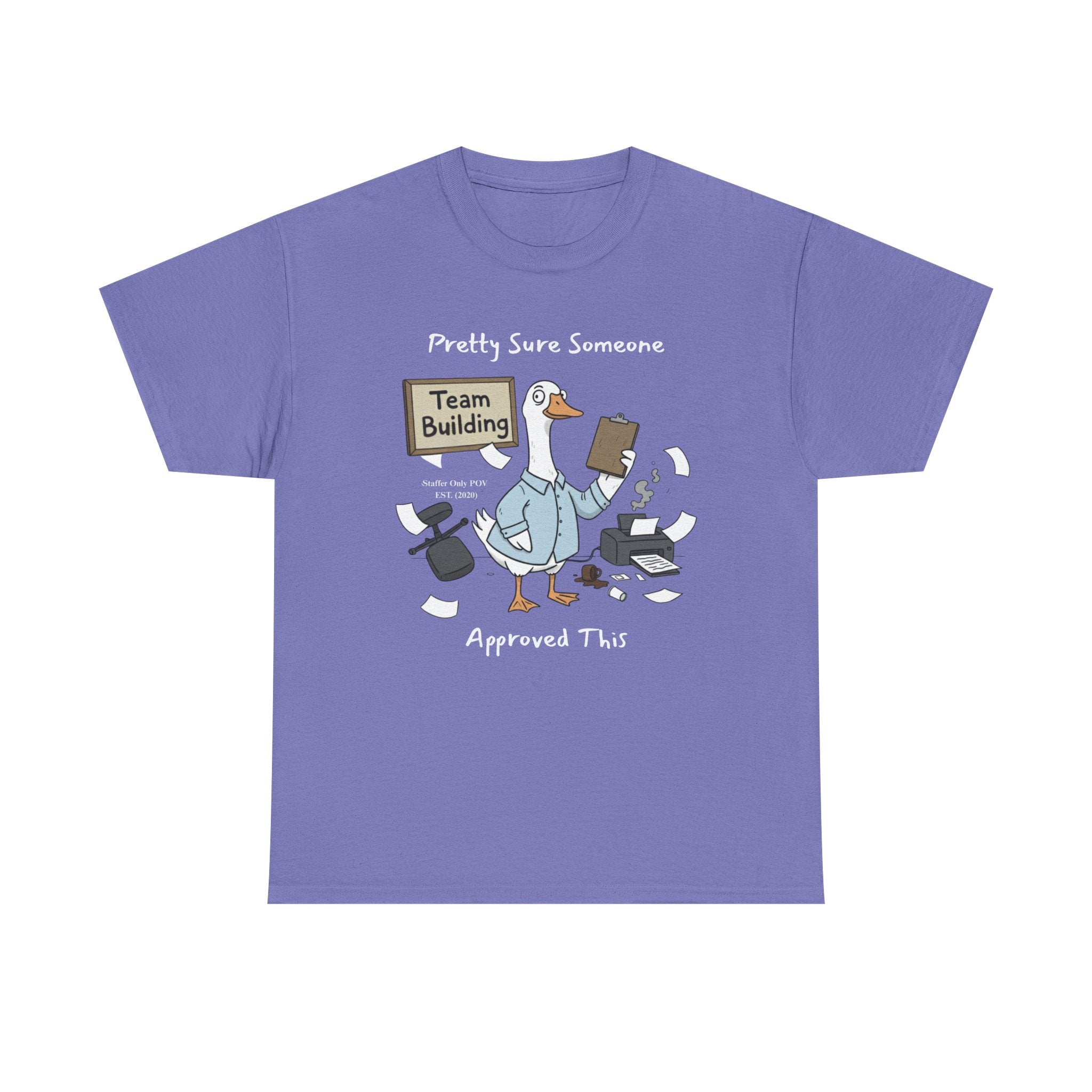 Funny Team Building Shirt – Sarcastic Office Staffer POV Silly Goose T-Shirt Custom Year