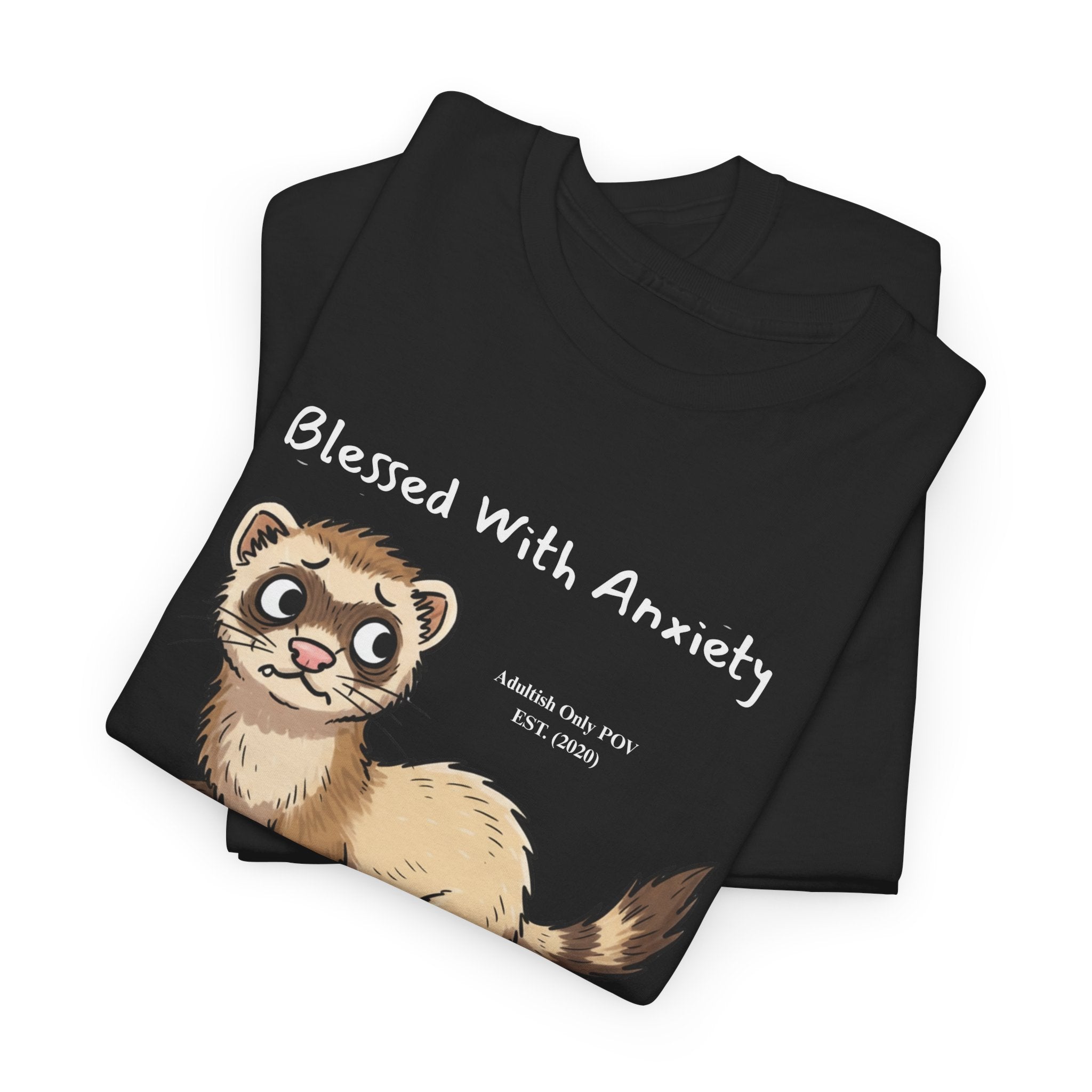Funny Ferret Anxiety Shirt – Custom name year - Sketchy Ethics Gift Tee