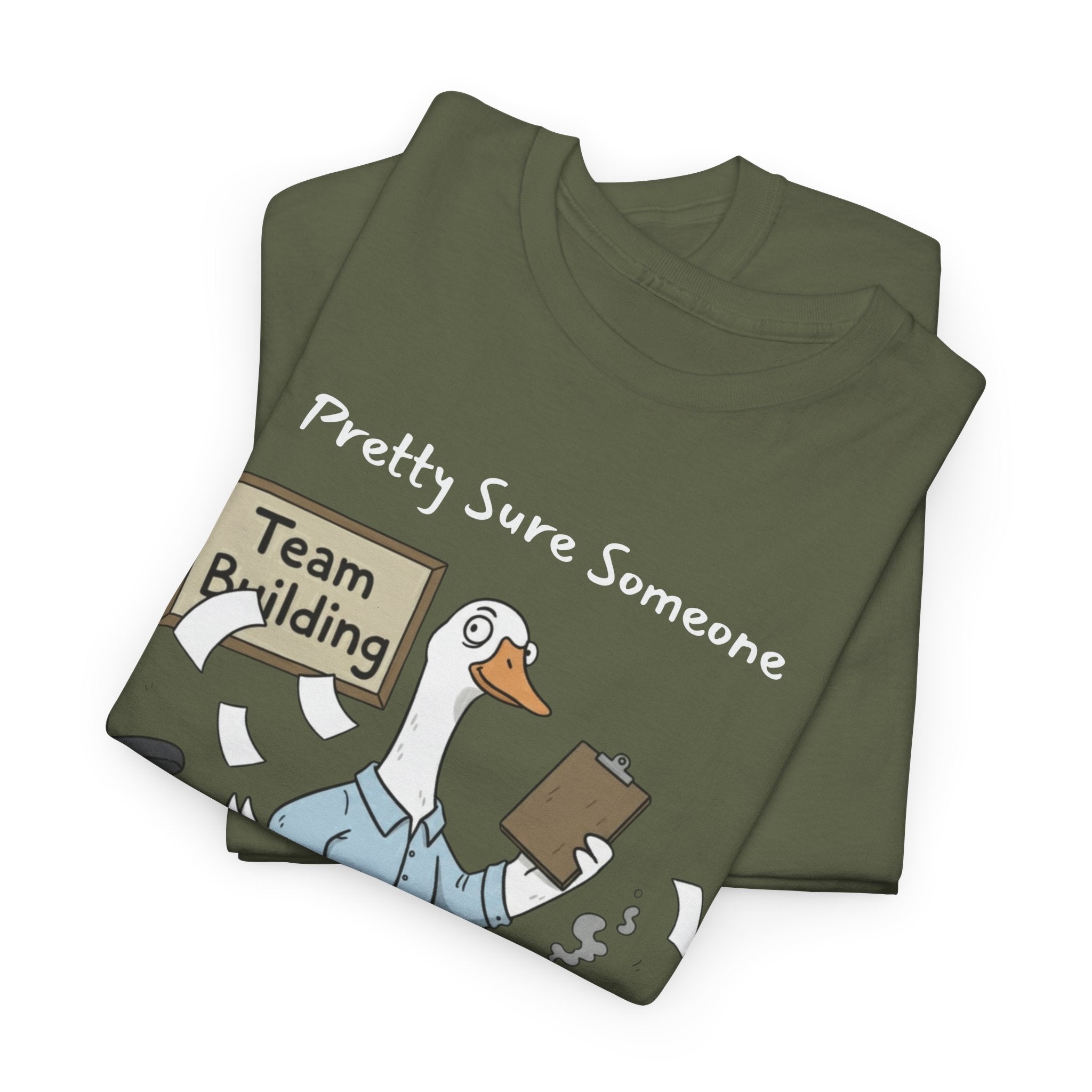 Funny Team Building Shirt – Sarcastic Office Silly Goose T-Shirt Custom Sleeve