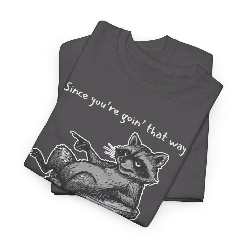 Funny Raccoon T-Shirt – Weekend Mistakes POV Garbage Can Humor – Custom Year