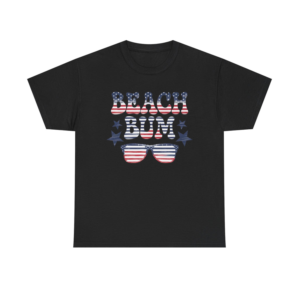 Unisex Beach Bum Tee - Perfect for Summer, Independence Day, Casual Wear, Vacation, Beach Outings, Fun in the Sun
