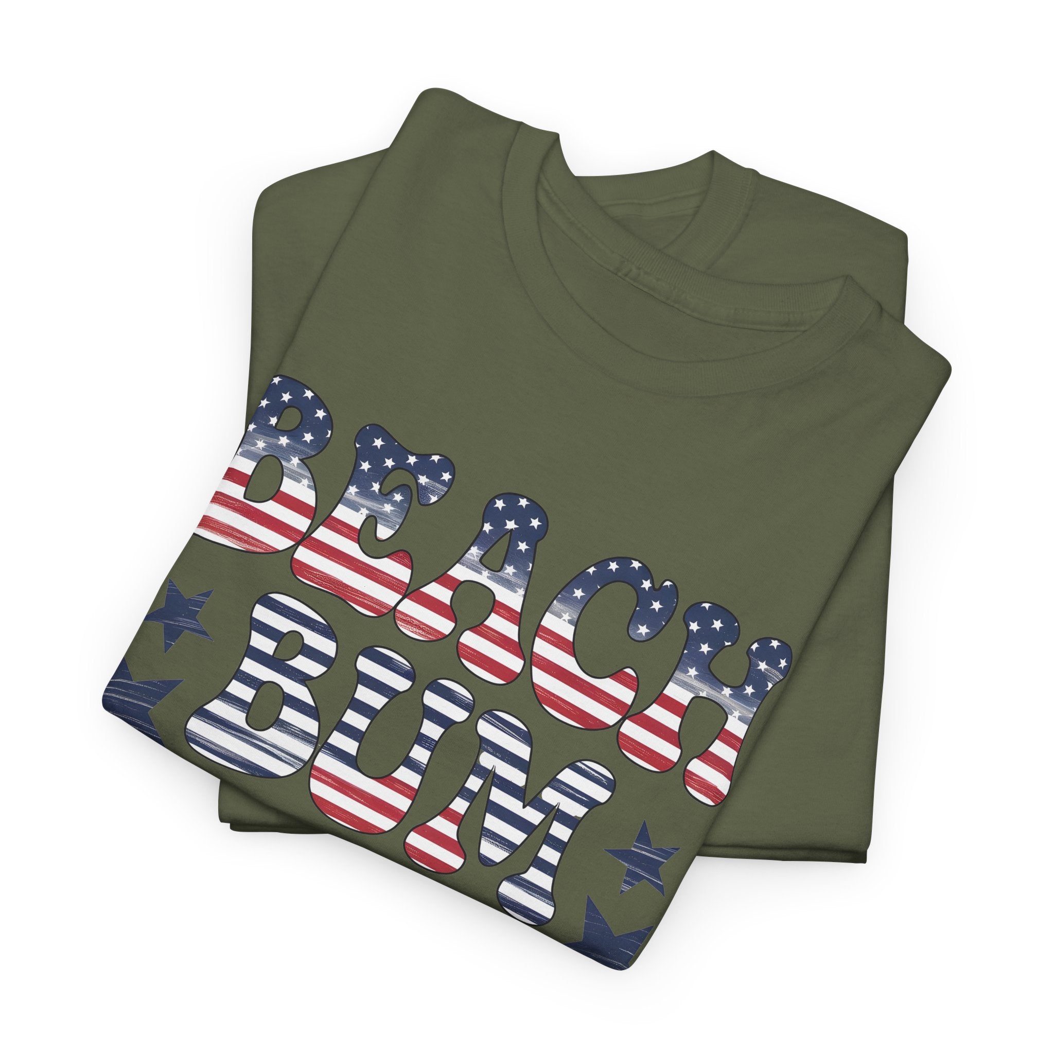 Unisex Beach Bum Tee - Perfect for Summer, Independence Day, Casual Wear, Vacation, Beach Outings, Fun in the Sun