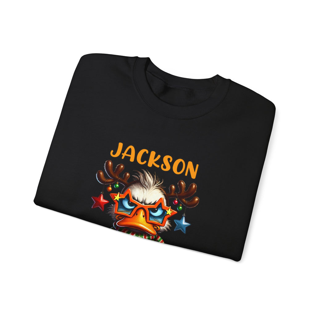 Personalized Family Christmas Grouchy Duck Custom Xmas Family Last Name Xmas Family Name, Family Xmas Shirt ,Christmas Party