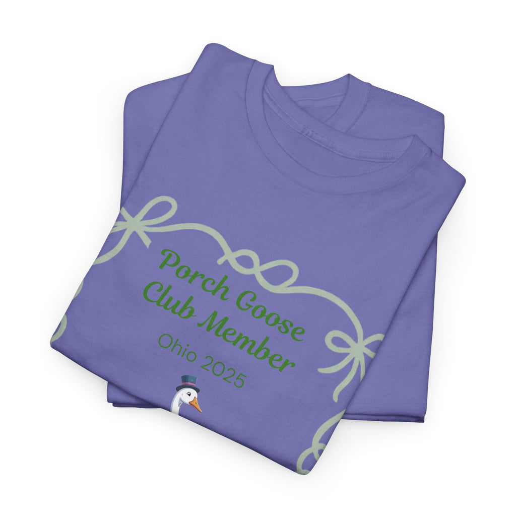 Porch Goose Club Member Shirt | Funny Custom Tee with State and Year