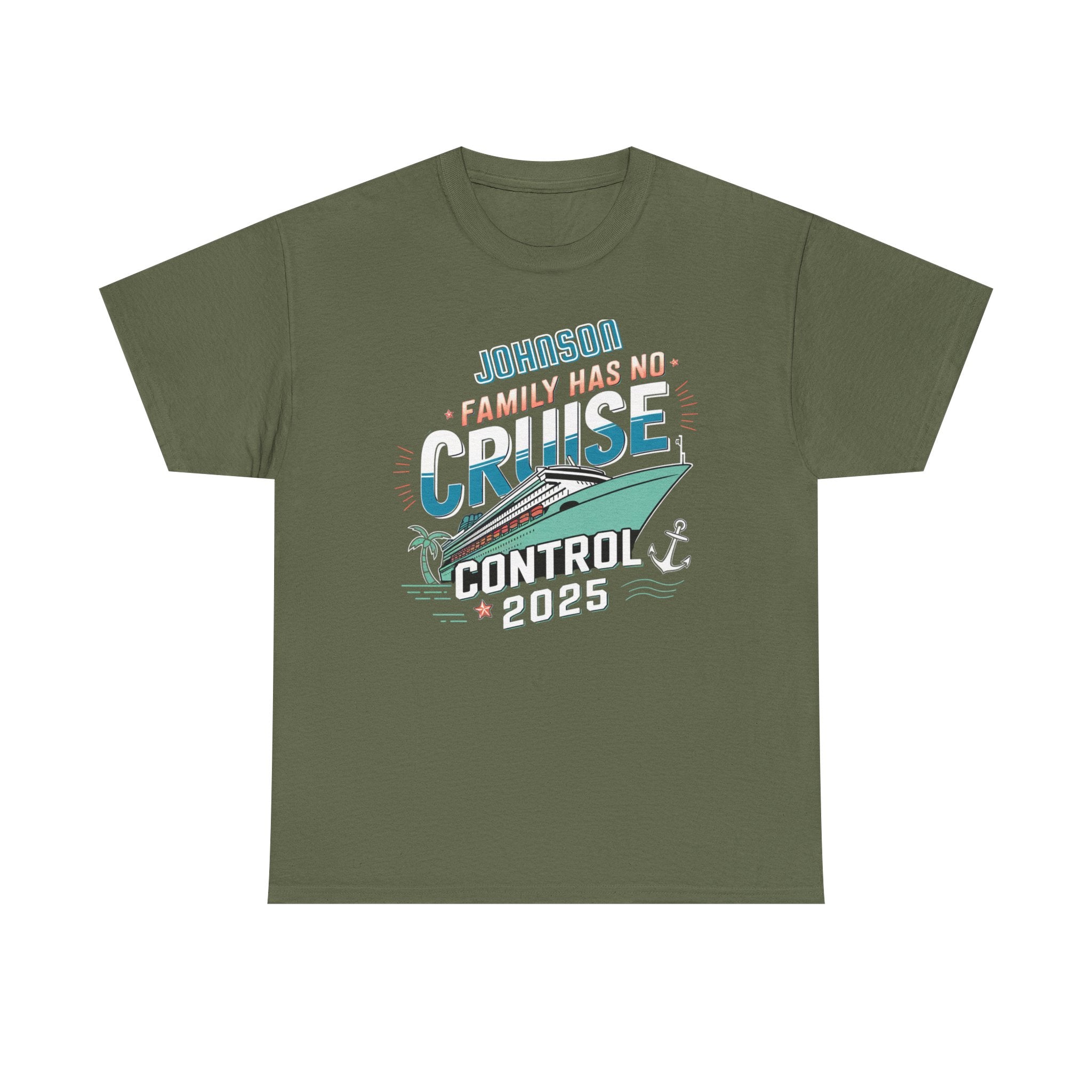 Family Last Name Custom Tee, Personalized Group Graphic, Cruise Control 2025, Family Reunion, Matching