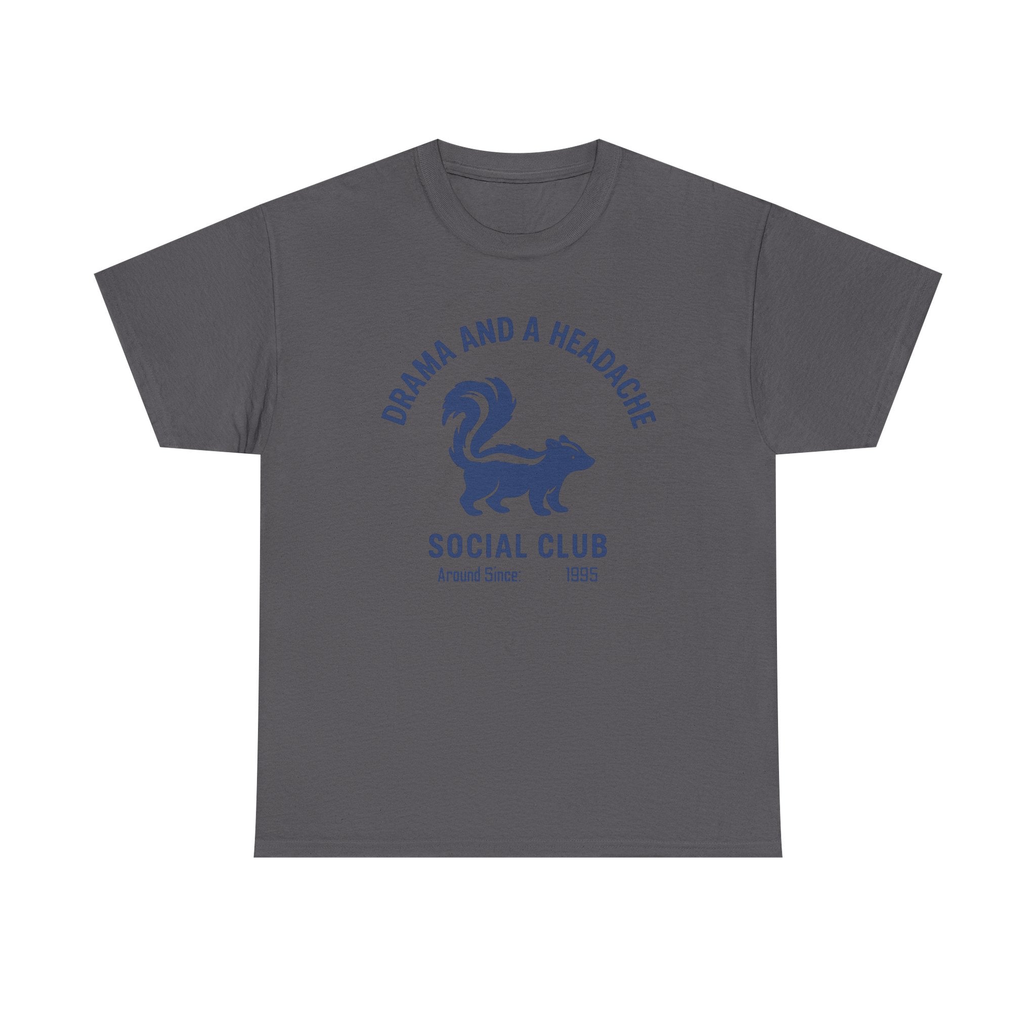 Drama and a headache social club Unisex Heavy Cotton Shirt, Holiday Gift, Halloween Lover's Apparel, Casual Festive Wear, Fun [...]