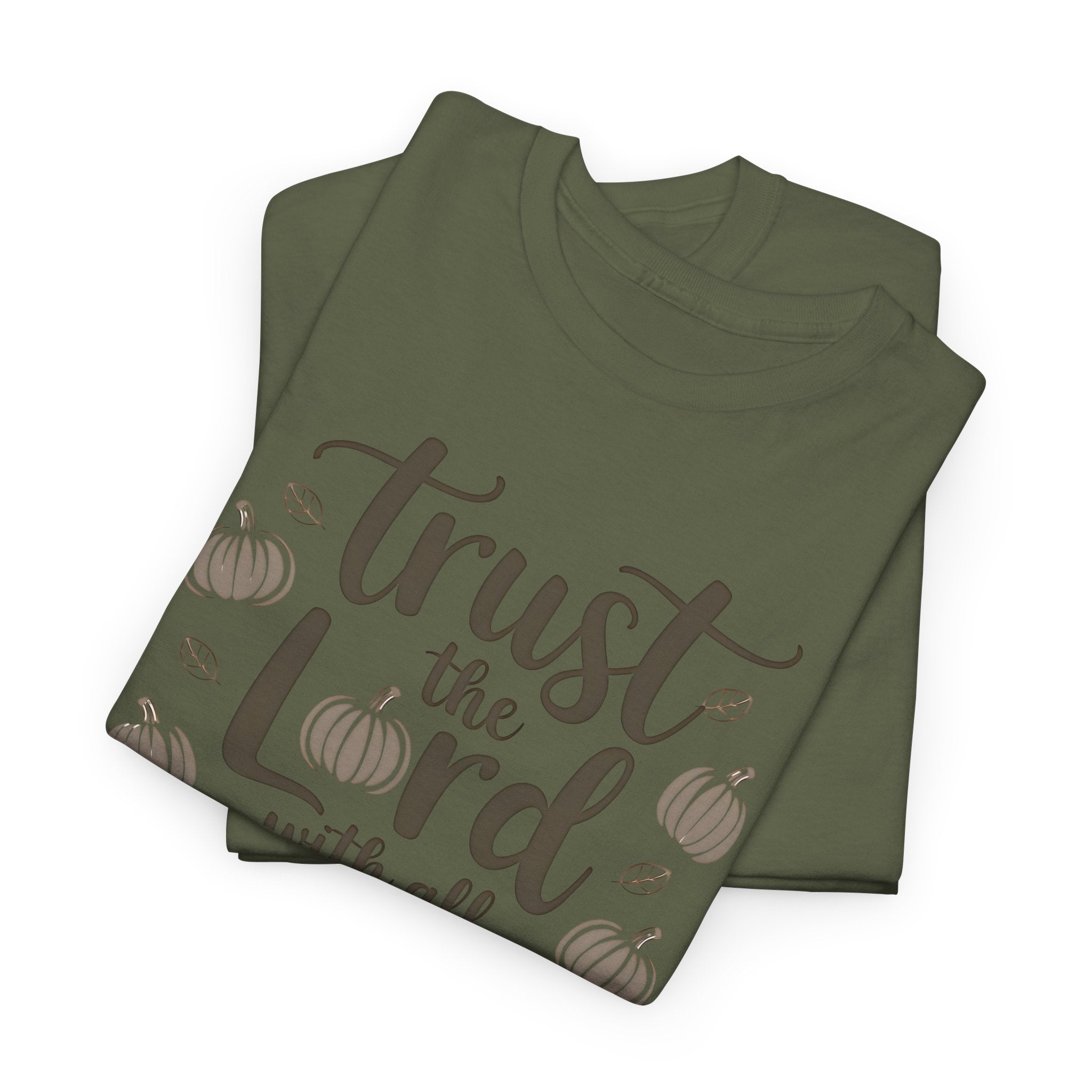 Faith-Inspired Unisex Heavy Cotton Tee - Trust the Lord with All Your Heart, Christian Apparel, Fall Fashion, Inspirational Gift, Cozy [...]