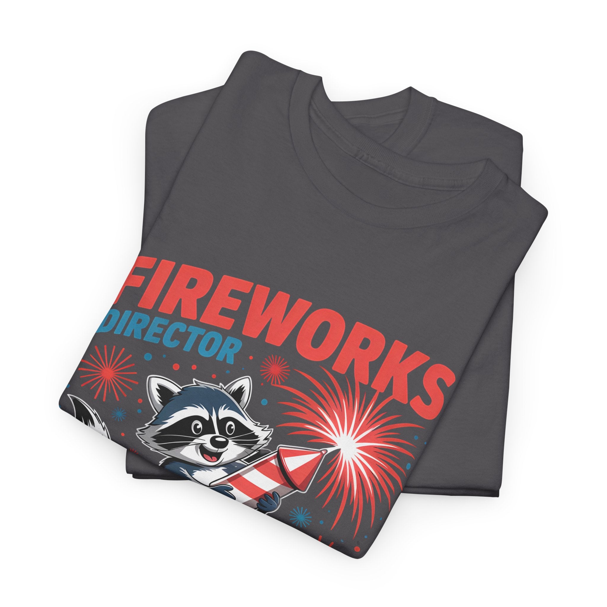 Fireworks Director Shirt – Funny Raccoon If I Run Be In Front of Me Tee with Custom Year on Sleeve