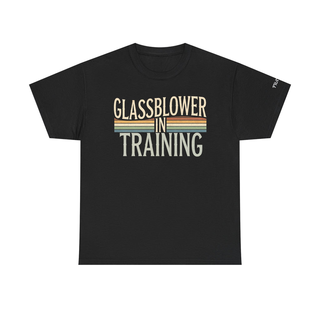 Glassblower In Training T-Shirt – Personalized Sleeve Name, Date, or Nickname – Custom Gift