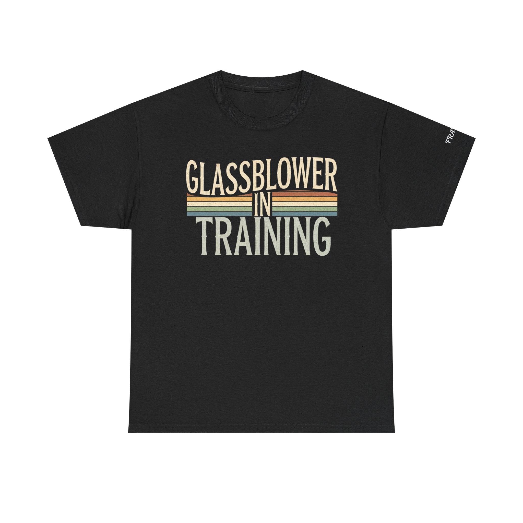 Glassblower In Training T-Shirt – Personalized Sleeve Name, Date, or Nickname – Custom Gift