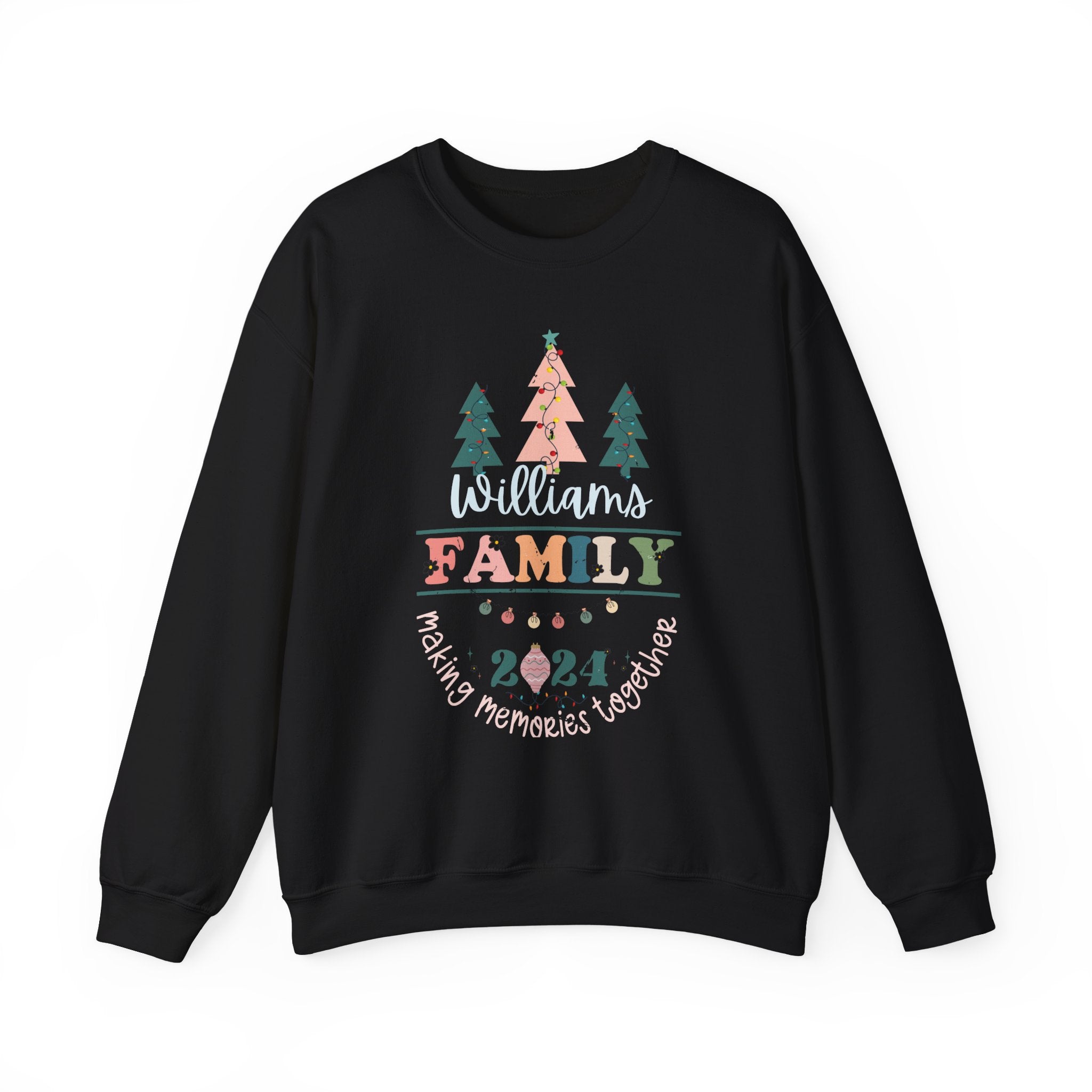 Personalized Making Memories Family Christmas 2024 Custom Xmas Family Last Name & Year Xmas Family Name, Christmas Party Pics