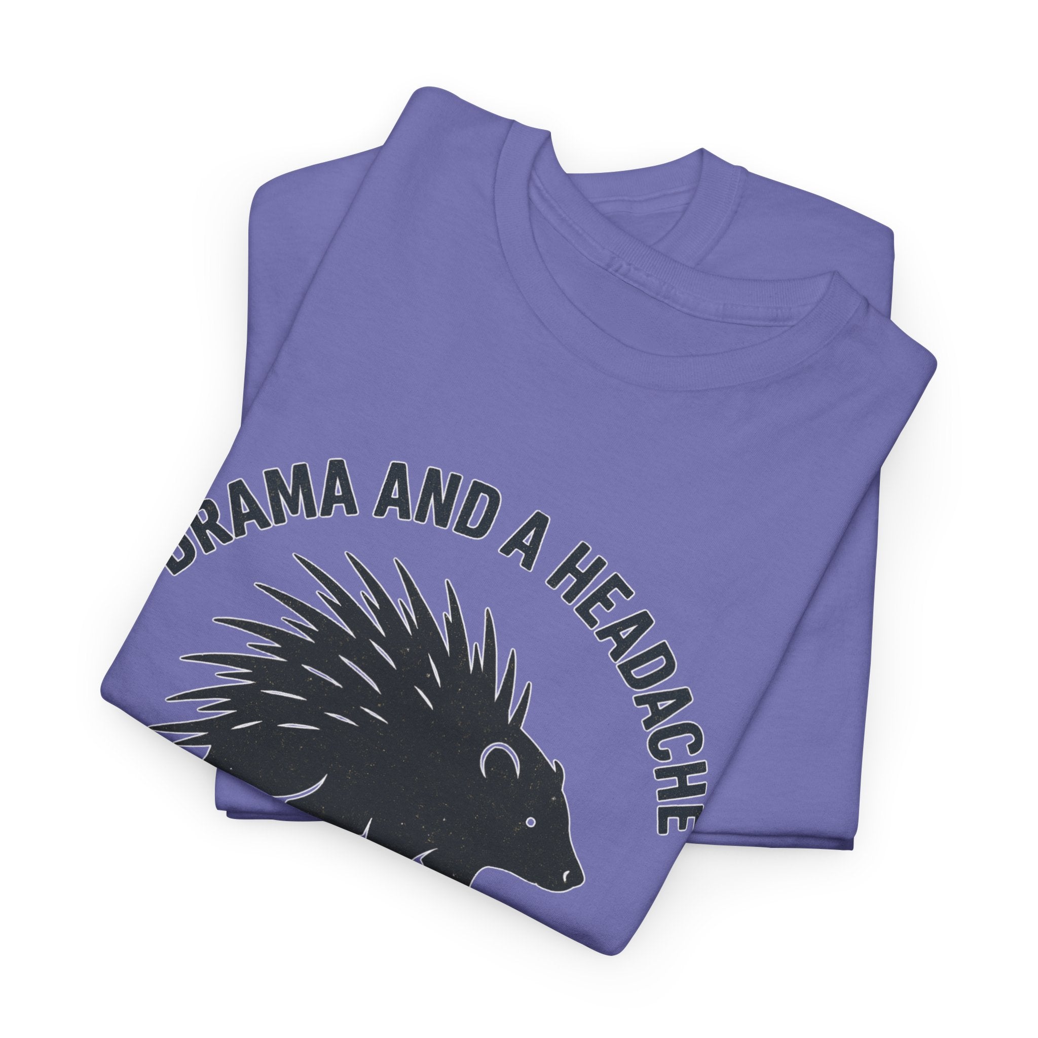 Drama and a Headache Social Club Shirt – Porcupine Graphic, Optional Custom Year