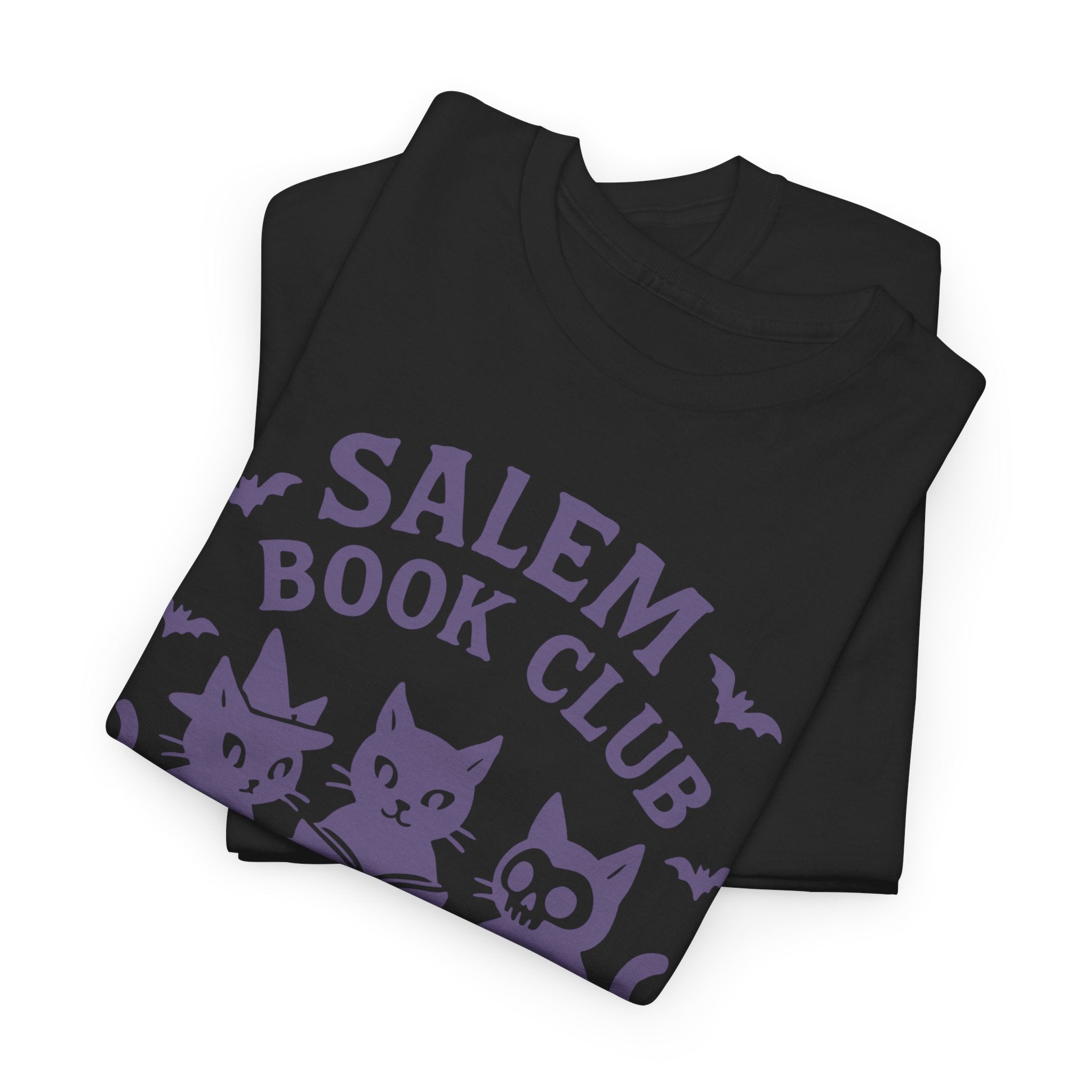 Graphic Cat Tee - Salem Book Club - Custom Name and Est Year - Gift for Bookworm