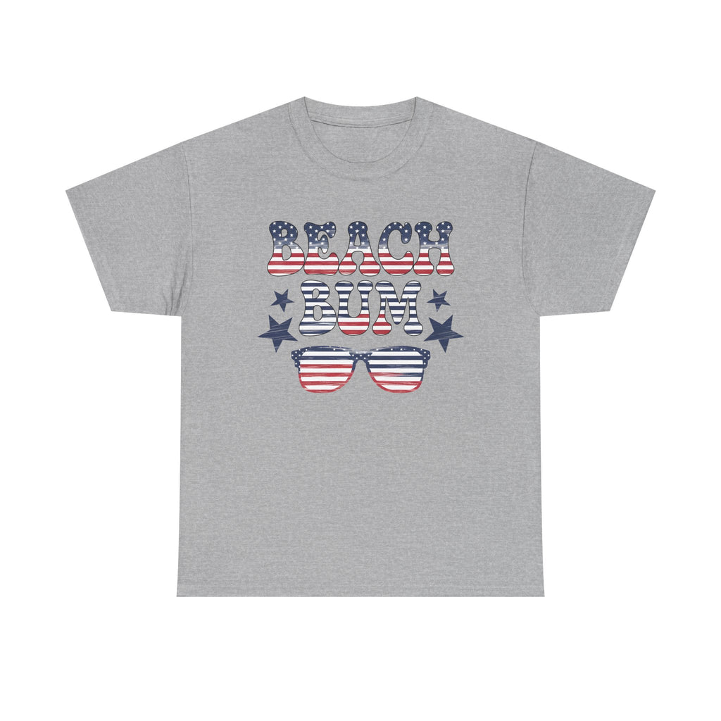 Unisex Beach Bum Tee - Perfect for Summer, Independence Day, Casual Wear, Vacation, Beach Outings, Fun in the Sun