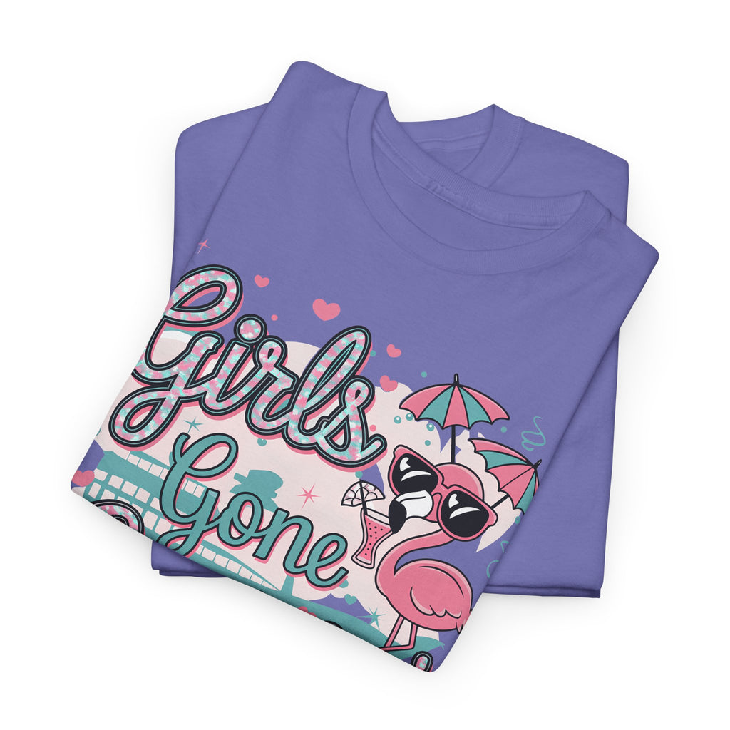 Girls Gone Cruisin’ T-Shirt – Fun Cruise Group Shirt with Custom Year - Fun Summer Shirt, Beach Bonfire Top, Gift for Friends, Vacation Wear, Casual Style
