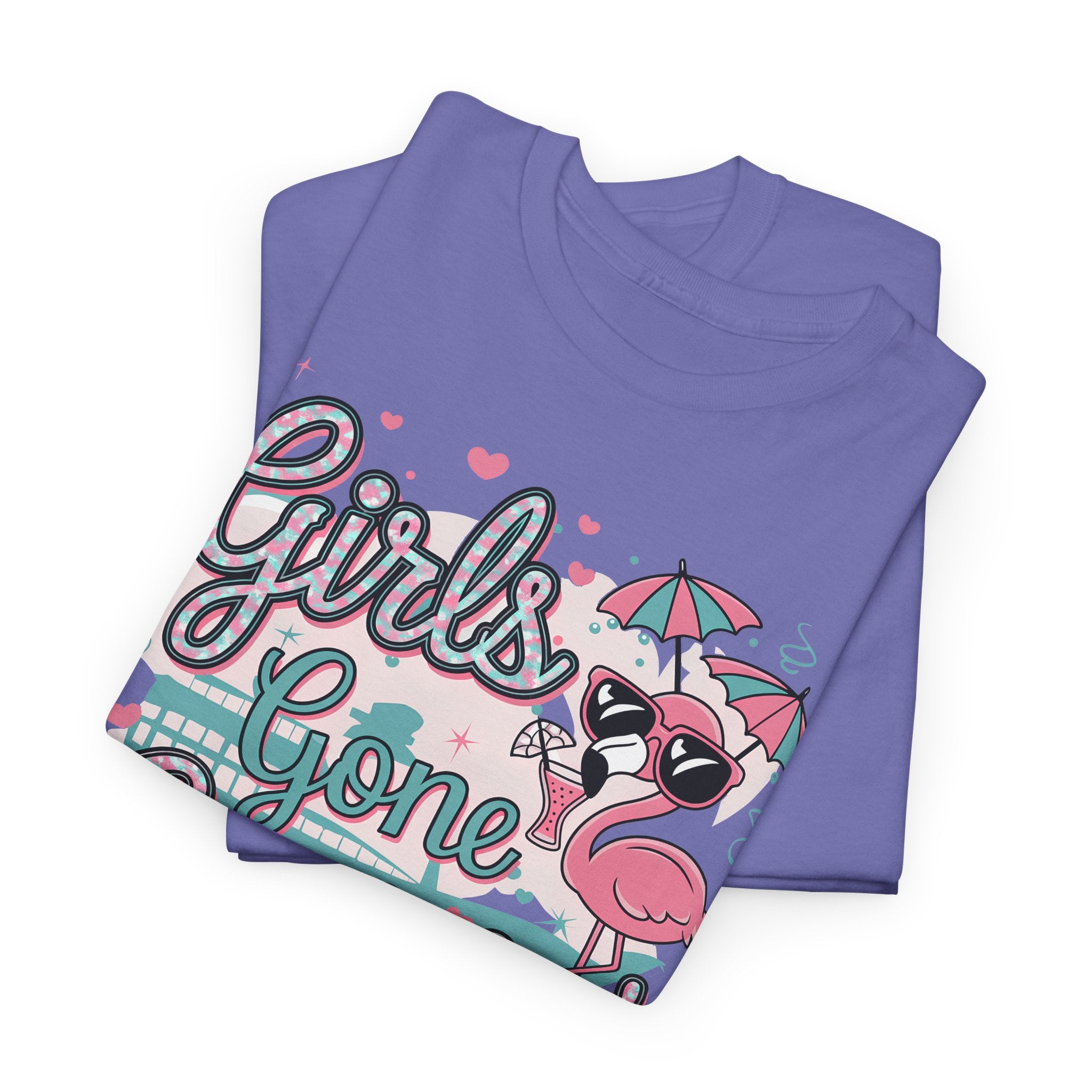 Girls Gone Cruisin’ T-Shirt – Fun Cruise Group Shirt with Custom Year - Fun Summer Shirt, Beach Bonfire Top, Gift for Friends, Vacation Wear, Casual Style