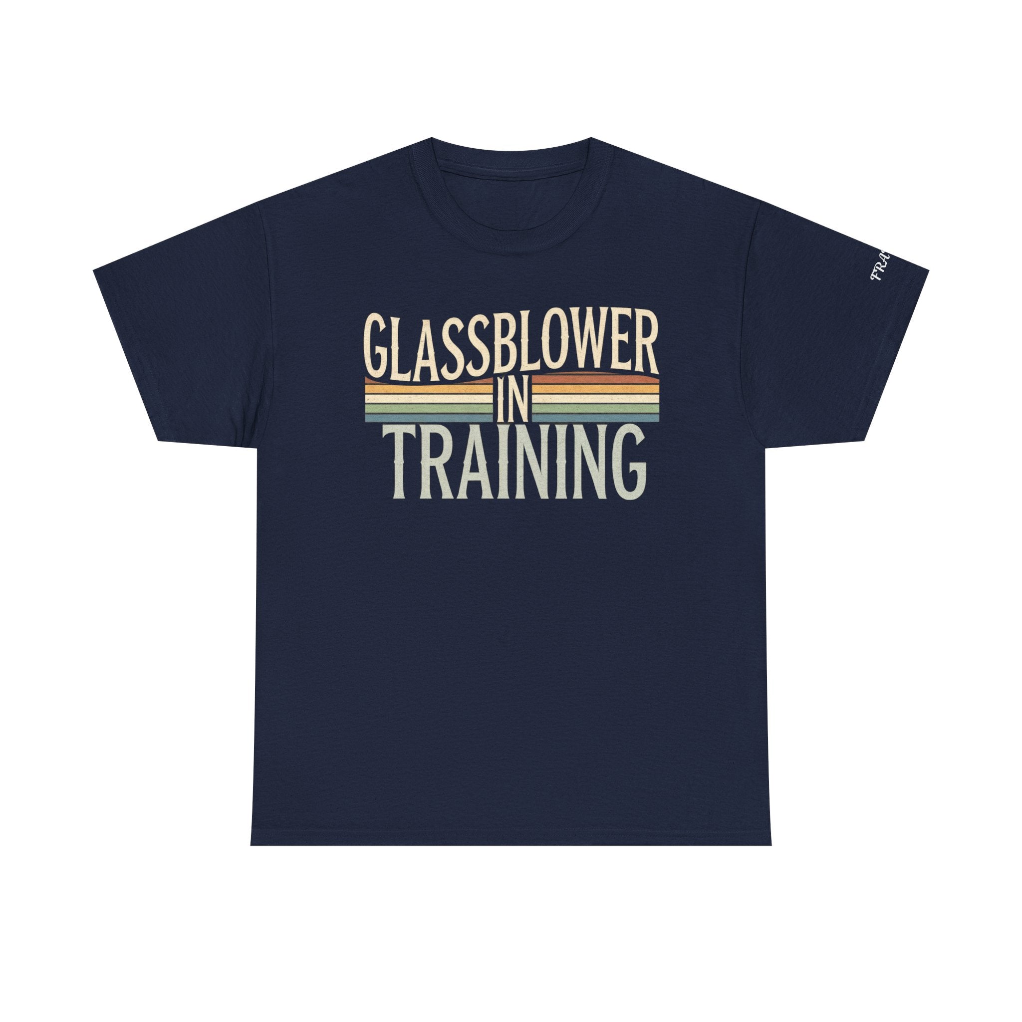 Glassblower In Training T-Shirt – Personalized Sleeve Name, Date, or Nickname – Custom Gift