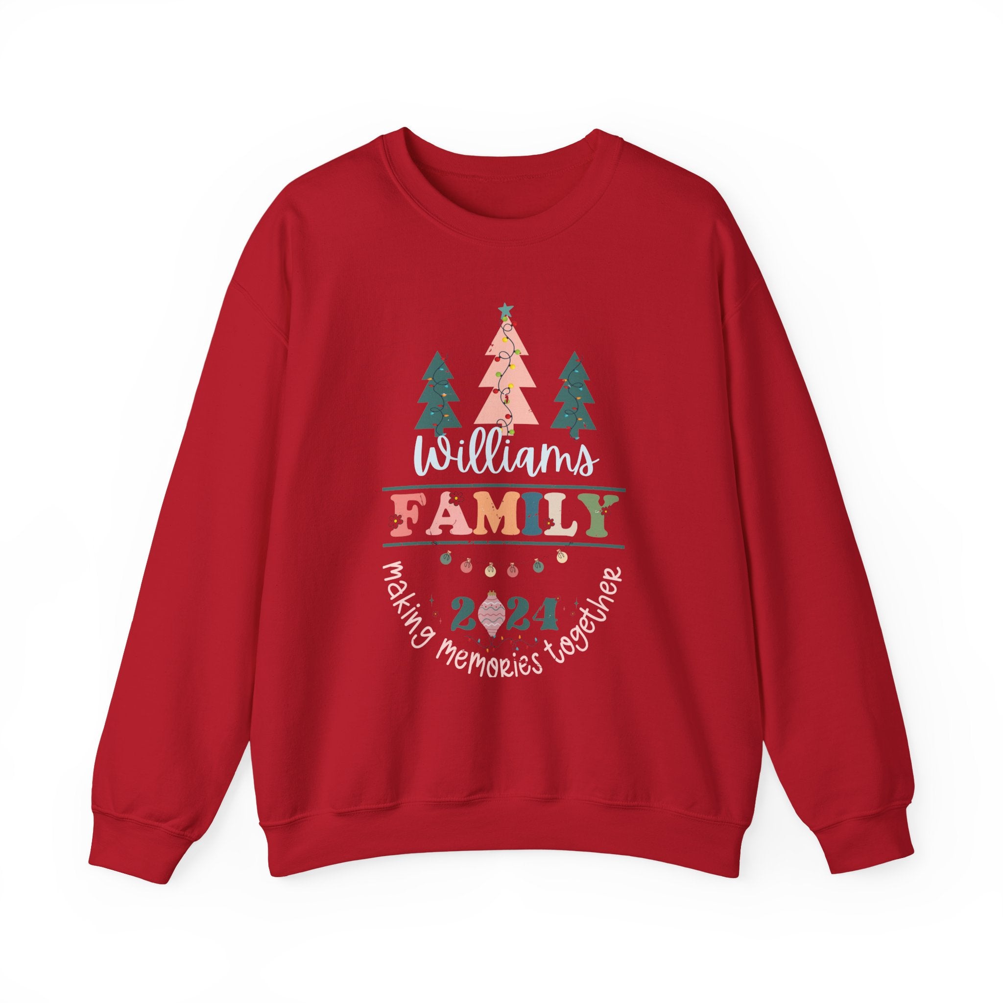 Personalized Making Memories Family Christmas 2024 Custom Xmas Family Last Name & Year Xmas Family Name, Christmas Party Pics