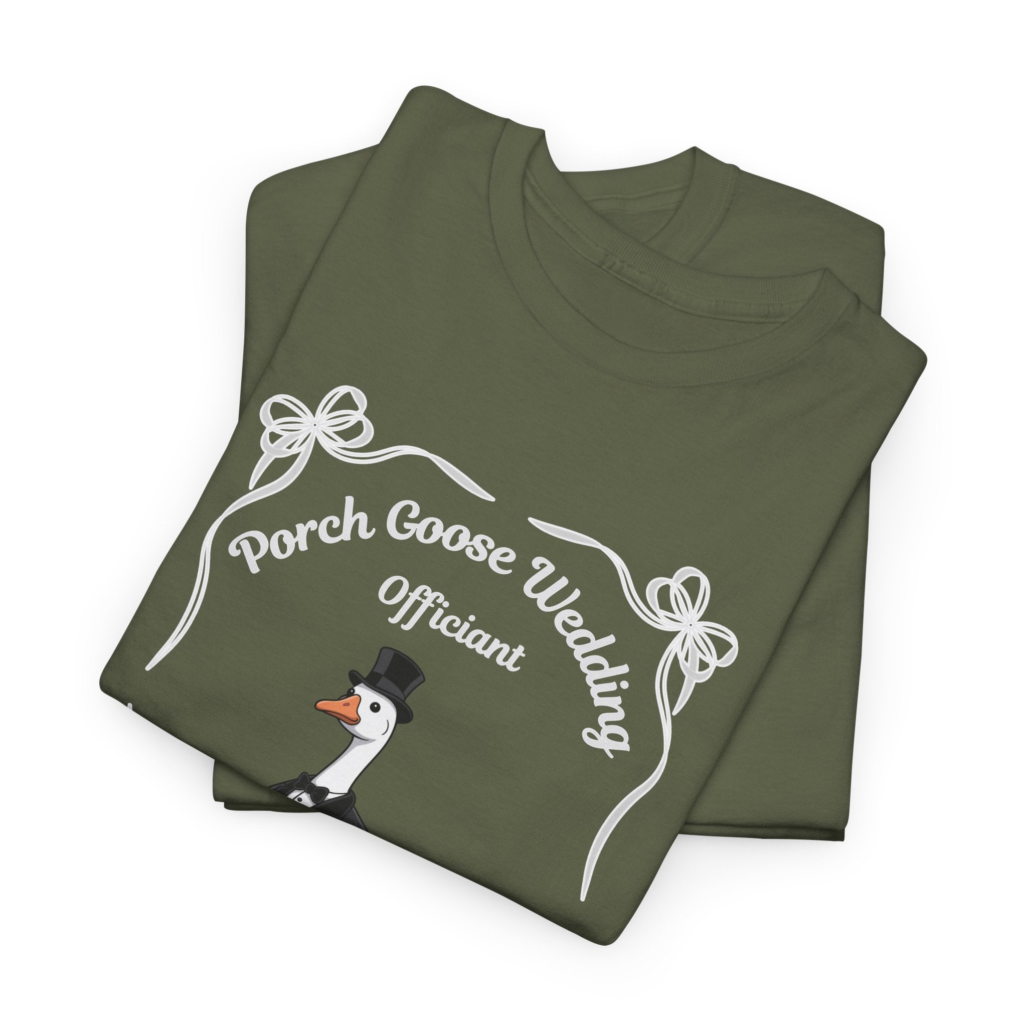 Funny Wedding Officiant Gift | Porch Goose Custom Shirt with The Day of  the Wedding