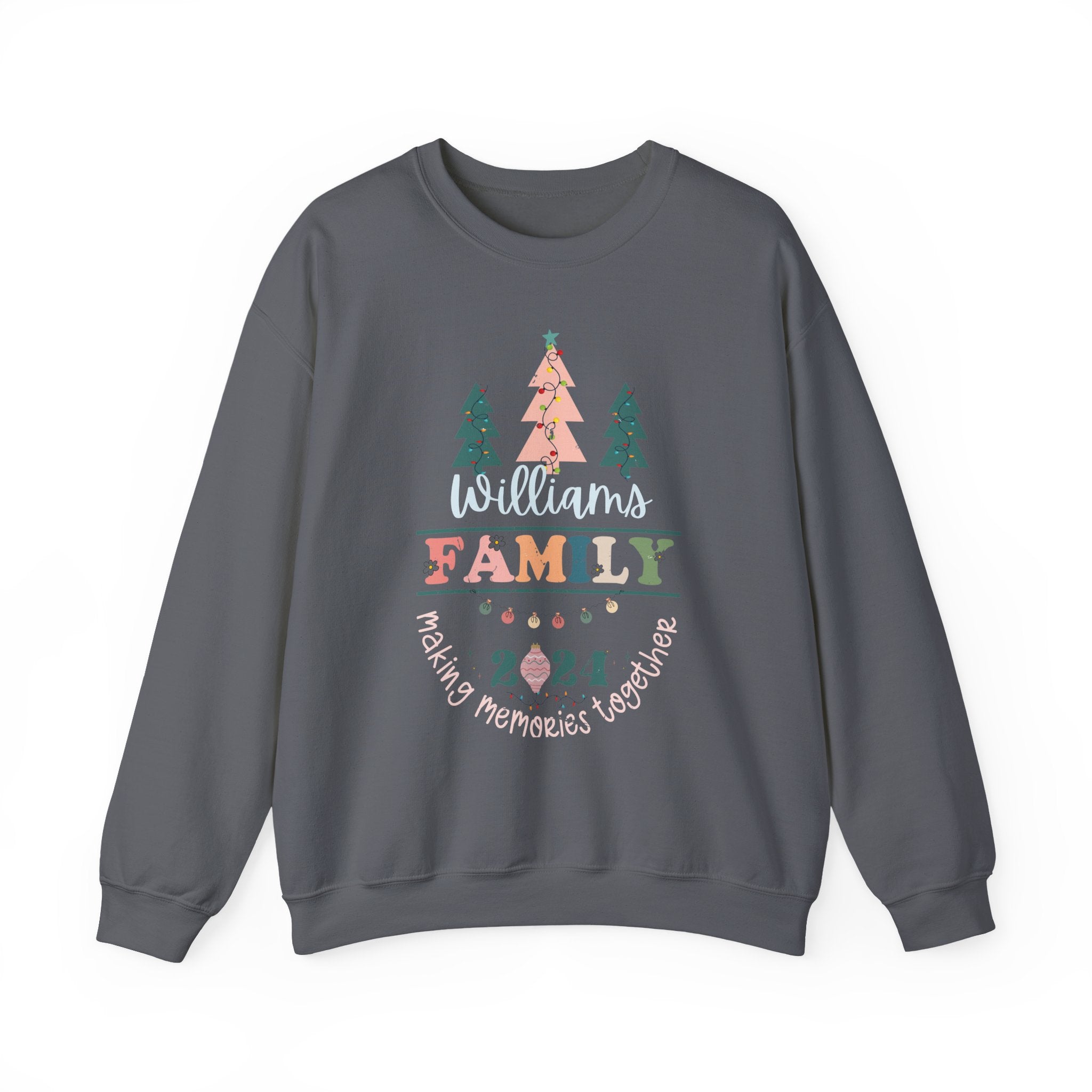 Personalized Making Memories Family Christmas 2024 Custom Xmas Family Last Name & Year Xmas Family Name, Christmas Party Pics