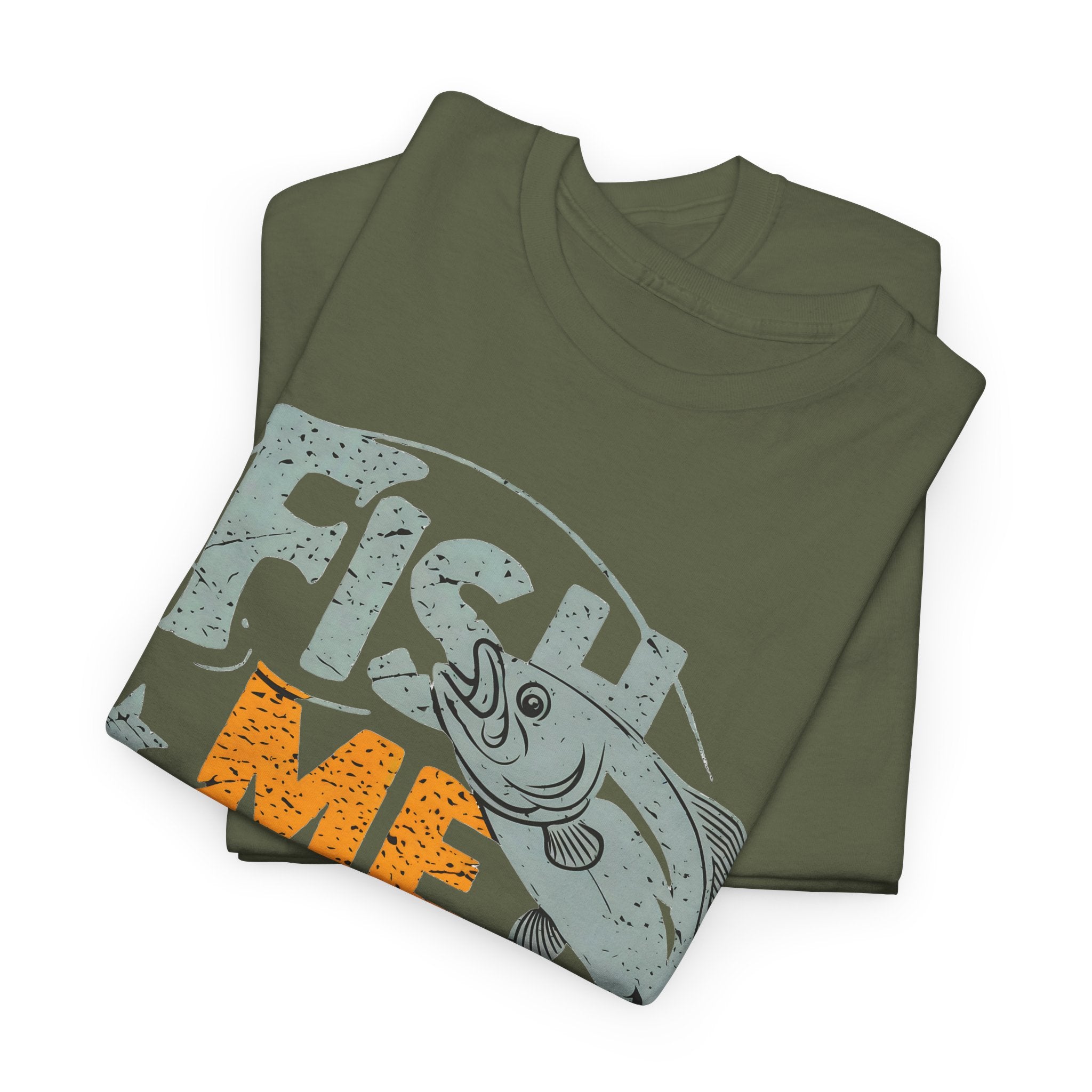Personalized Fishing T-Shirt Custom Sleeve "Fish Me Luck" Funny Fisherman for Anglers Outdoor Enthusiasts