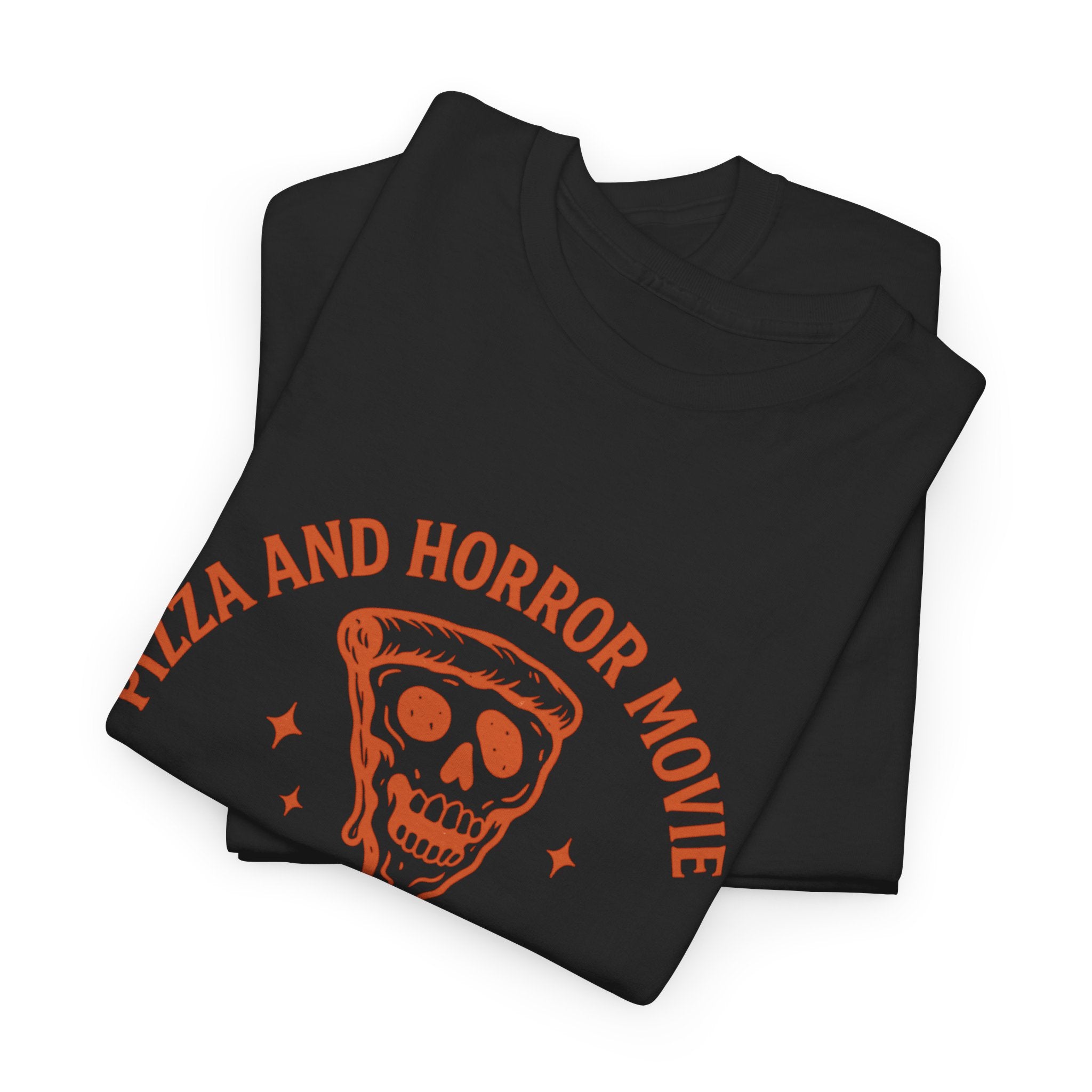 Pizza and Horror Movie Social Club Shirt – Fake Club Tee with Optional Custom Year
