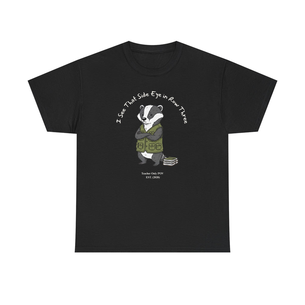 Funny Badger Teacher | Professional POV Collection | Classroom Humor | Custom Year Tee