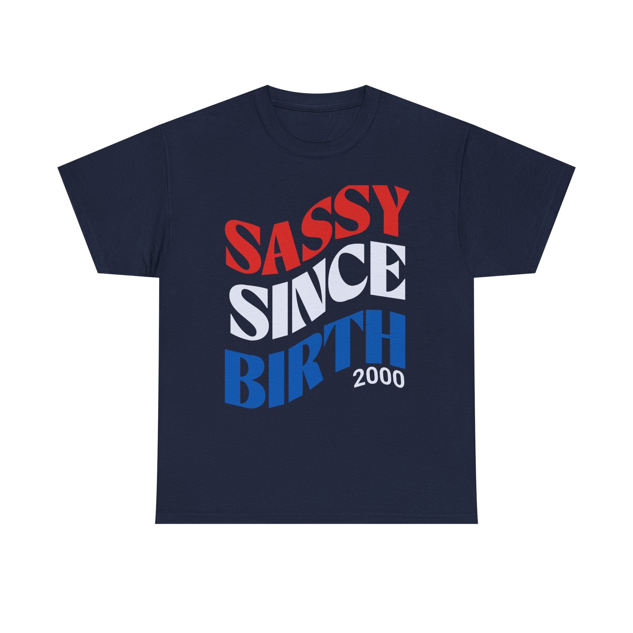 Personalized Birthday Tee Custom Year, Sassy Since Birth, Unisex Birthday Gift, Retro Style Party T-Shirt