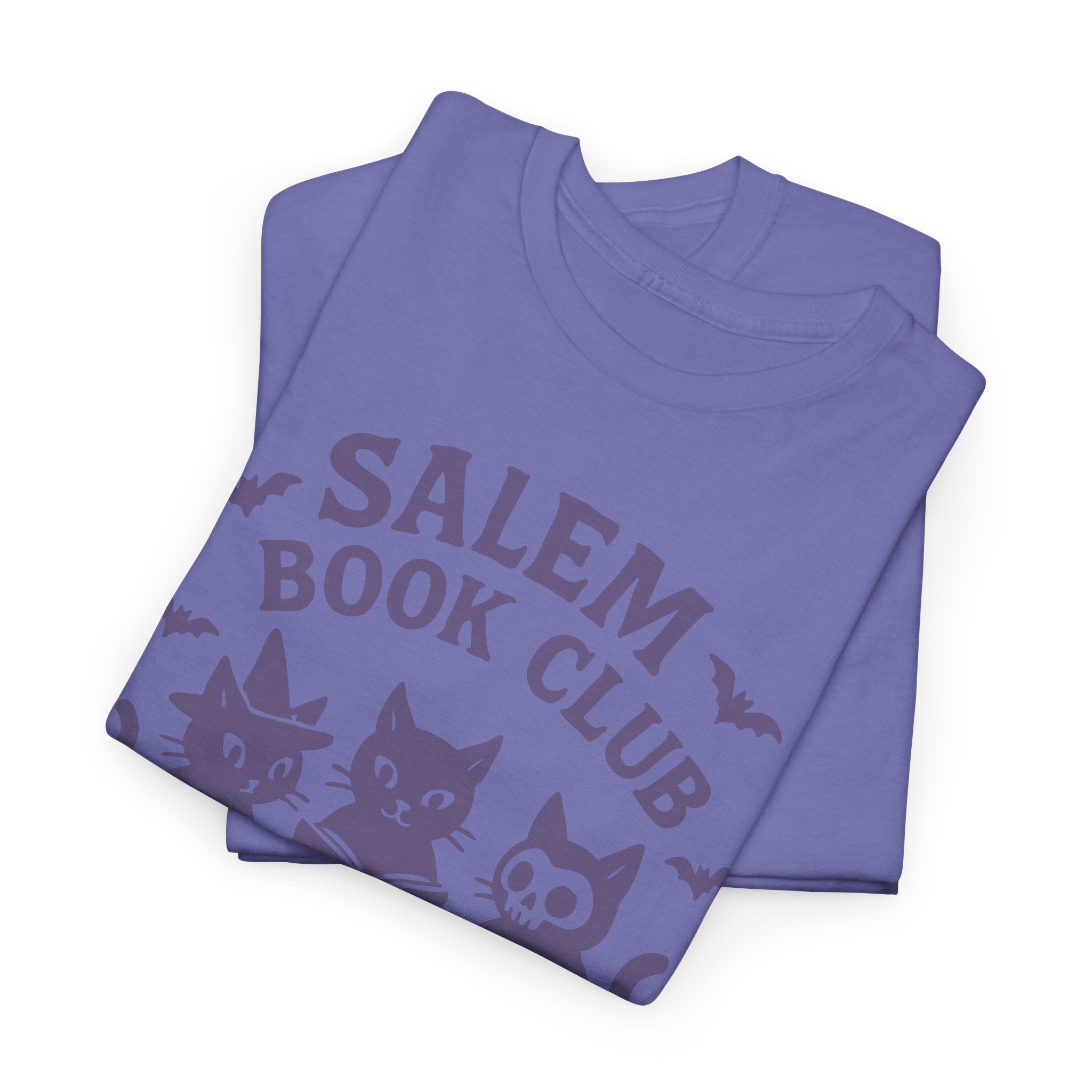 Graphic Cat Tee - Salem Book Club - Custom Name and Est Year - Gift for Bookworm