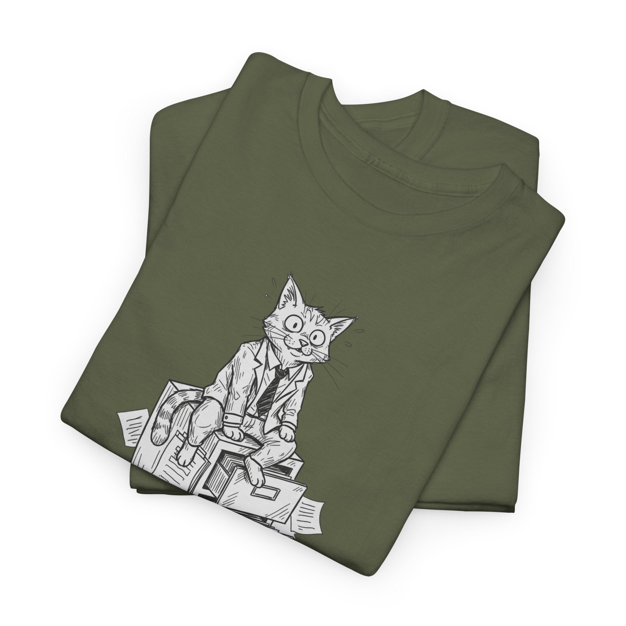 Legal’s Gonna Love This – Funny Workplace Burnout Cat T-Shirt  w/ customization