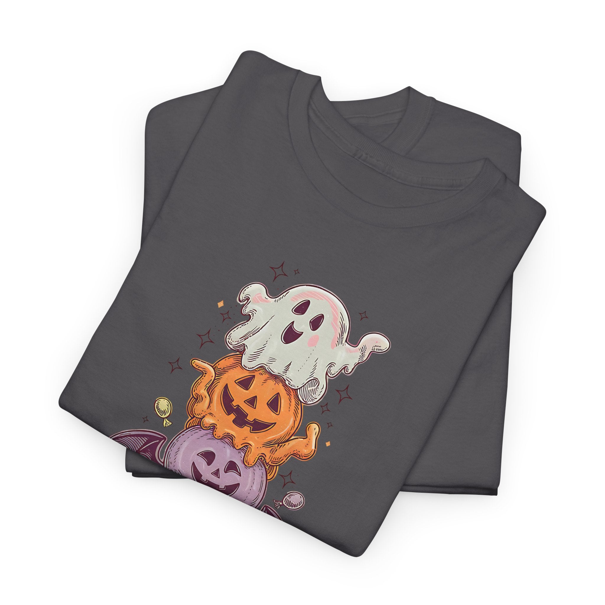Halloween Ghostly Ice Cream Unisex Tee, Spooky Shirt, Fall Apparel, Trick-or-Treat Outfit, Haunted House Party Wear