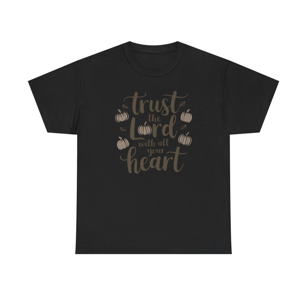 Faith-Inspired Unisex Heavy Cotton Tee - Trust the Lord with All Your Heart, Christian Apparel, Fall Fashion, Inspirational Gift, Cozy [...]