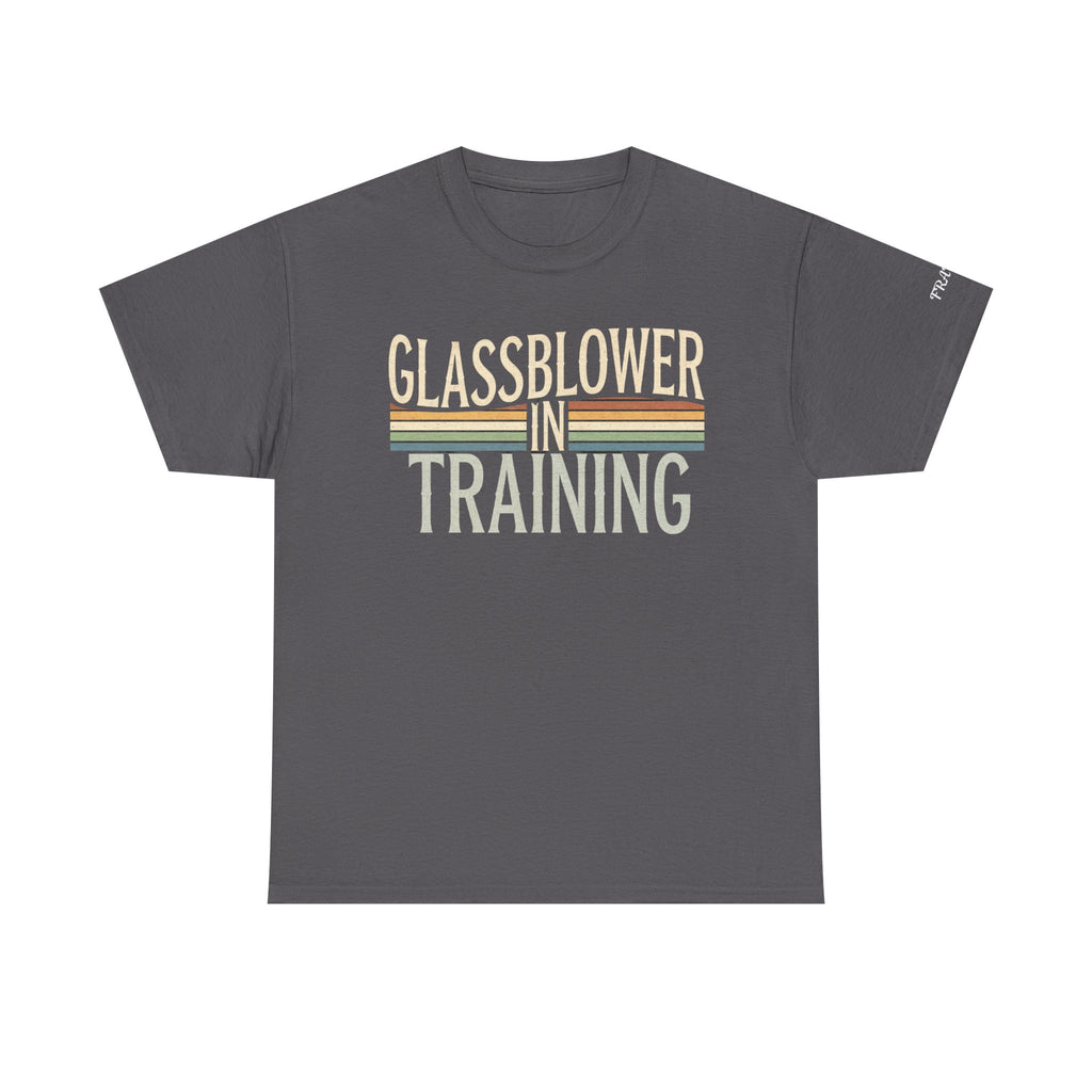 Glassblower In Training T-Shirt – Personalized Sleeve Name, Date, or Nickname – Custom Gift