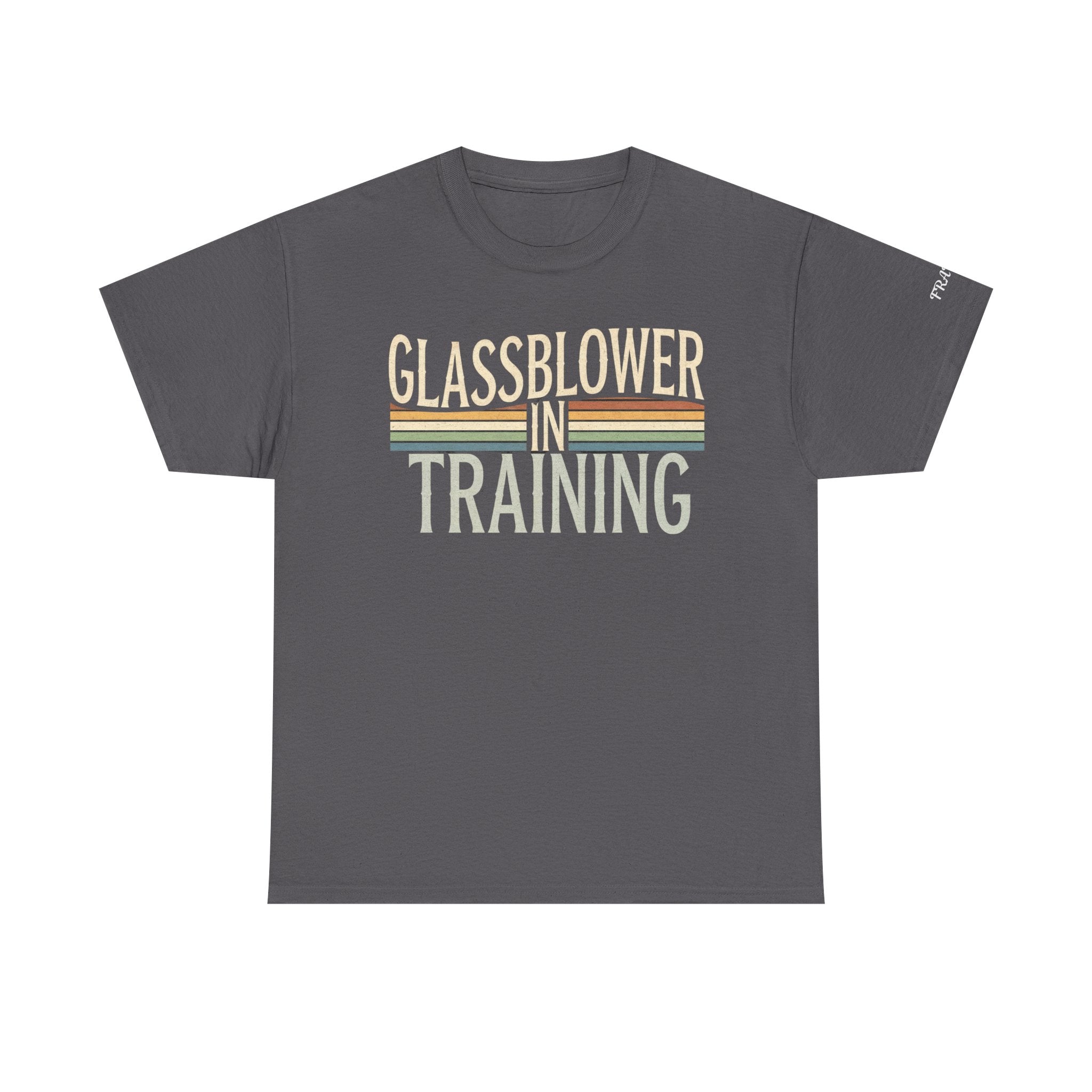 Glassblower In Training T-Shirt – Personalized Sleeve Name, Date, or Nickname – Custom Gift